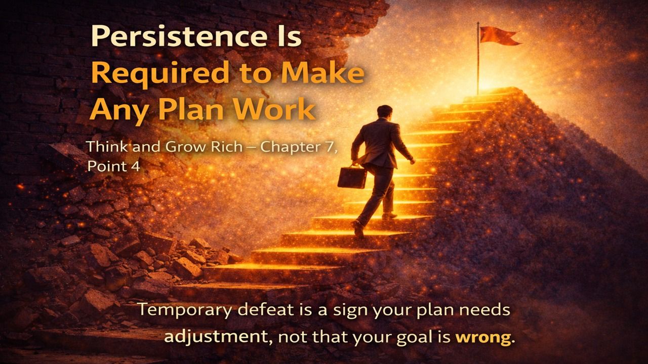 Think and Grow Rich chapter 7 Organized Planning: The Crystallization of Desire Into Action