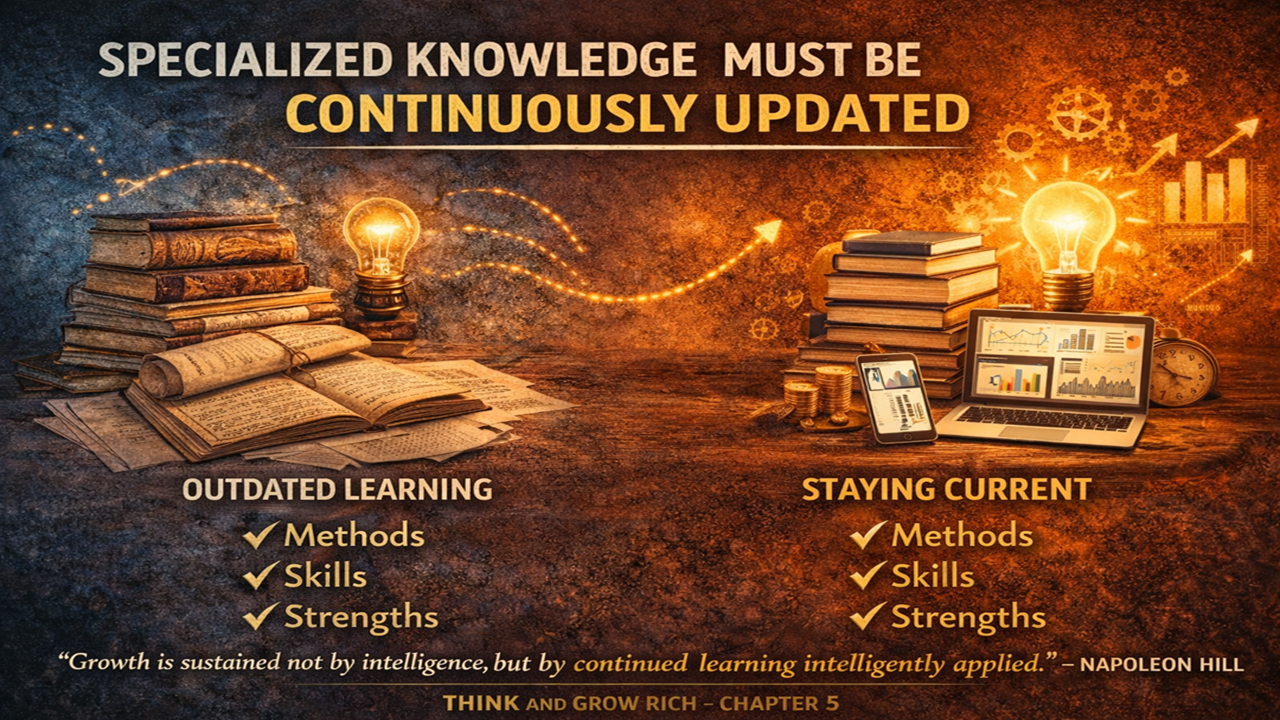 Think and Grow Rich chapter 5 Specialized Knowledge