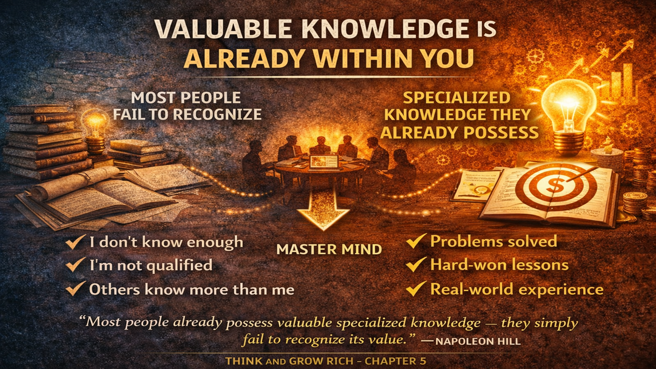 Think and Grow Rich chapter 5 Specialized Knowledge