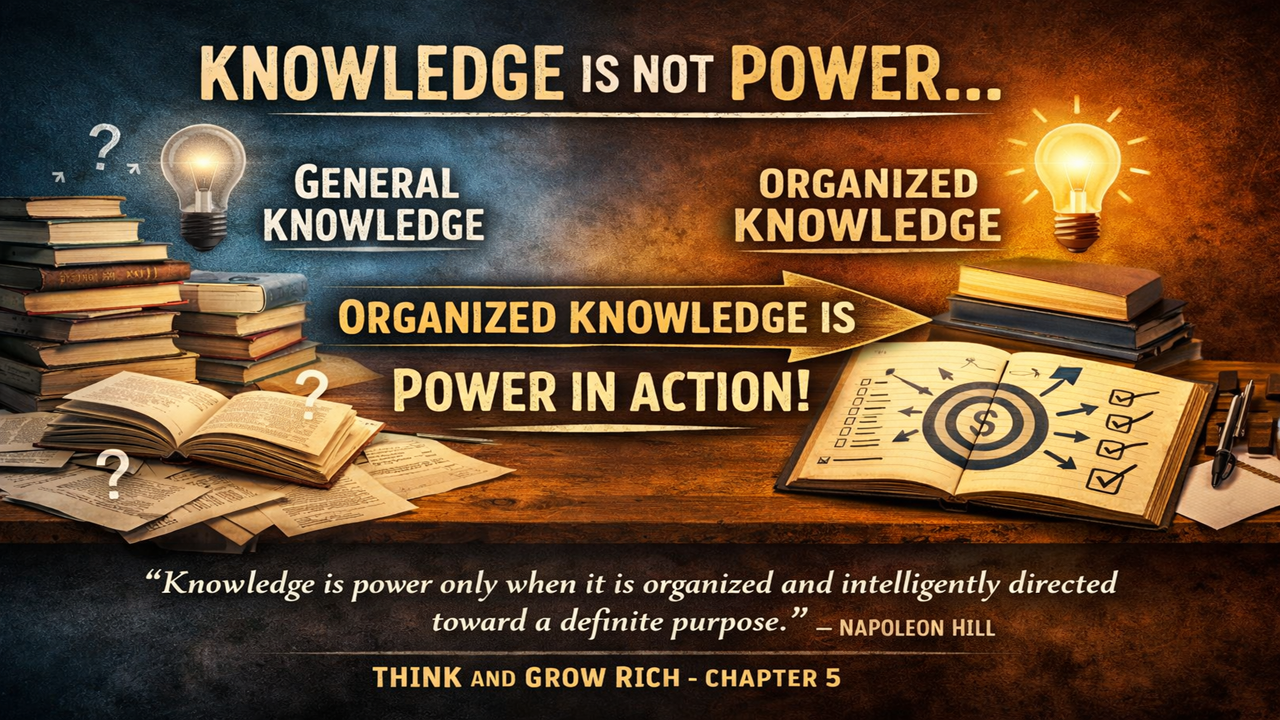 Think and Grow Rich chapter 5 Specialized Knowledge
