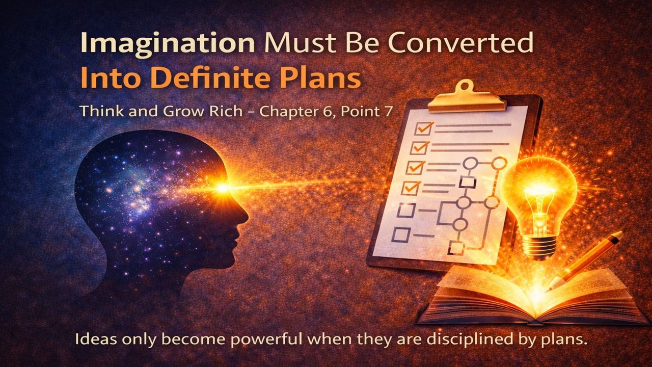Think and Grow Rich chapter 6 Imagination Workshop of the Mind