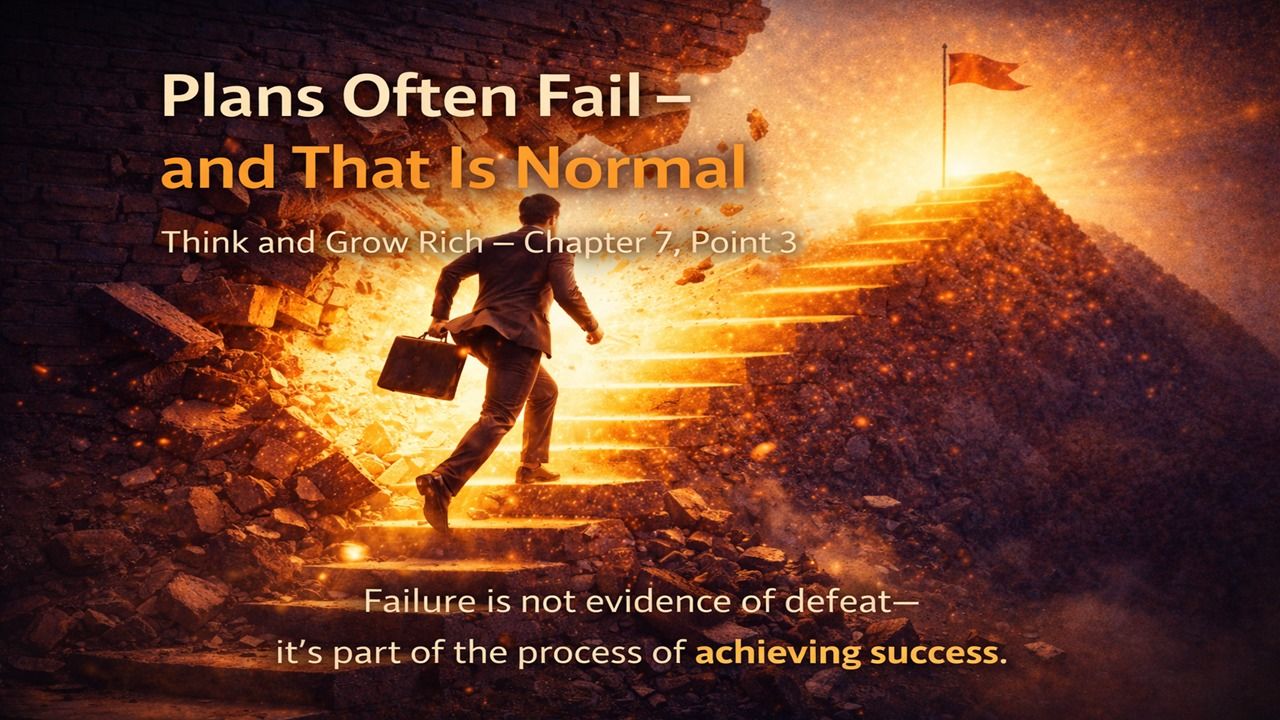 Think and Grow Rich chapter 7 Organized Planning: The Crystallization of Desire Into Action