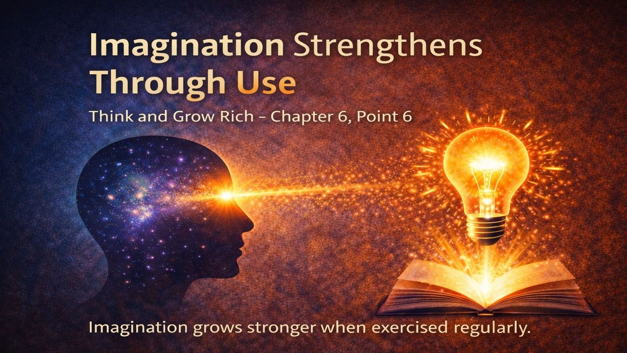 Think and Grow Rich chapter 6 Imagination Workshop of the Mind