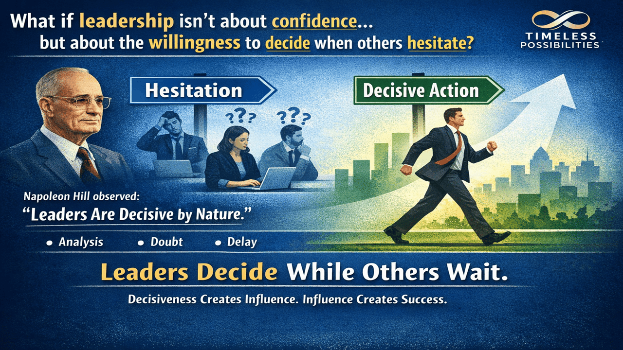 Think and Grow Rich chapter 8 Decision: The Mastery of Procrastination