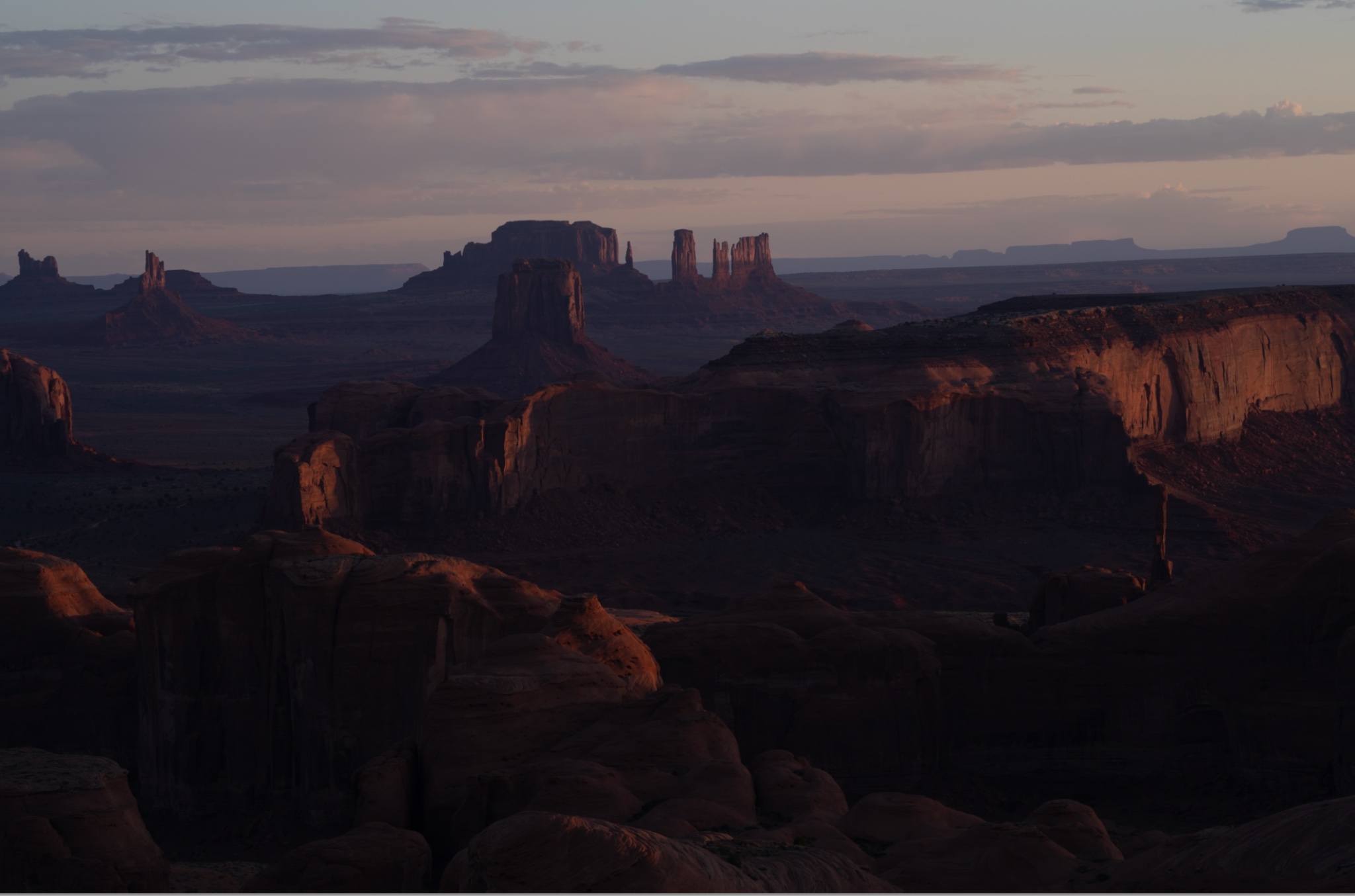 Monument Valley landscape after editing with the Natural Drama Formula in Lightroom