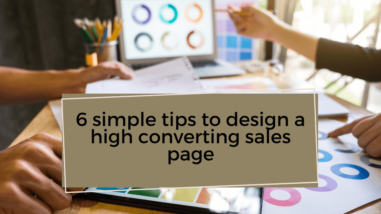 high converting sales page