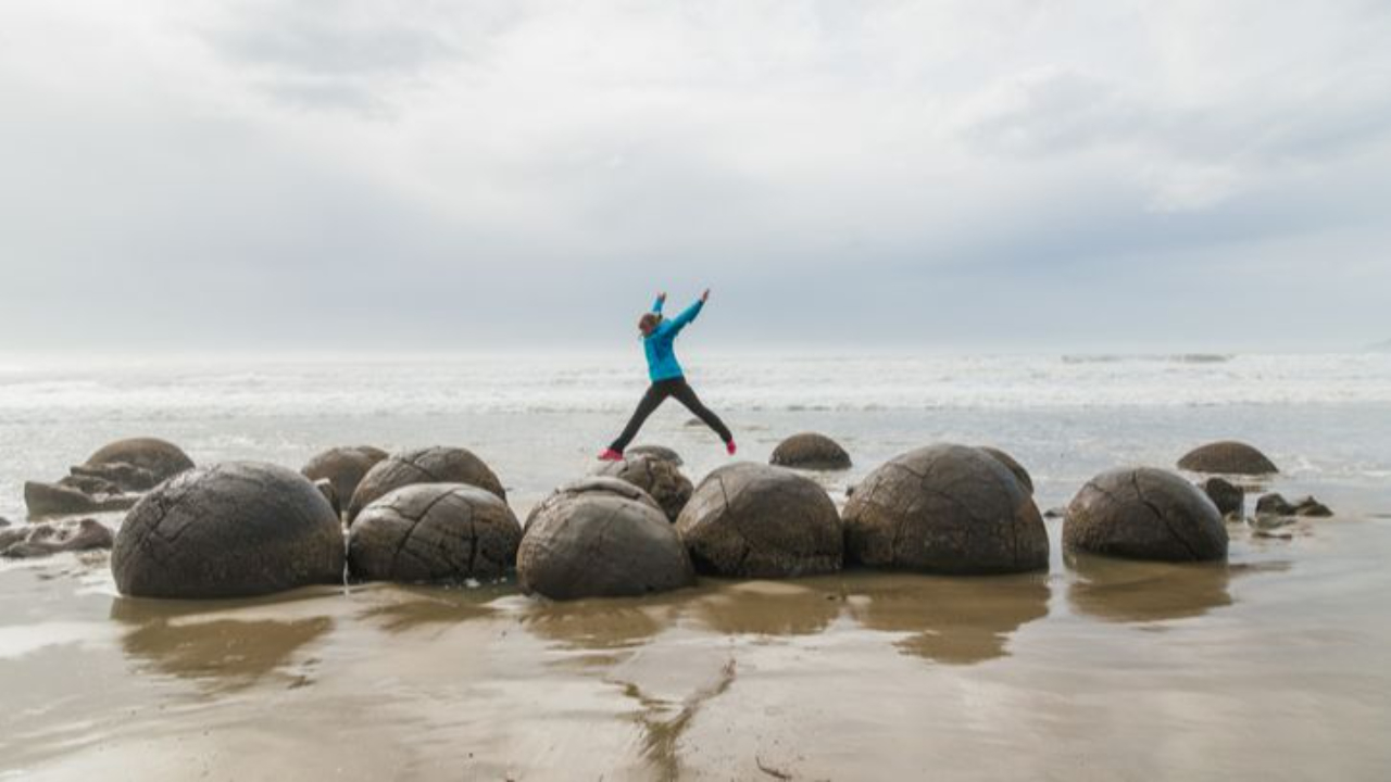 This symbolises me jumping from rock to rock as I describe in the post. I lost this ability during the pandemic  as I became deconditioned but worked to regain it again