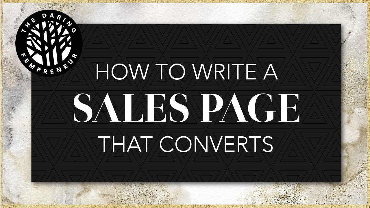 How to Write a Sales Page That Converts