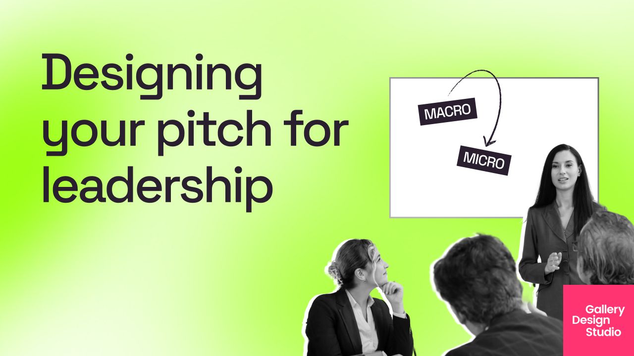 Designing your pitch for leadership