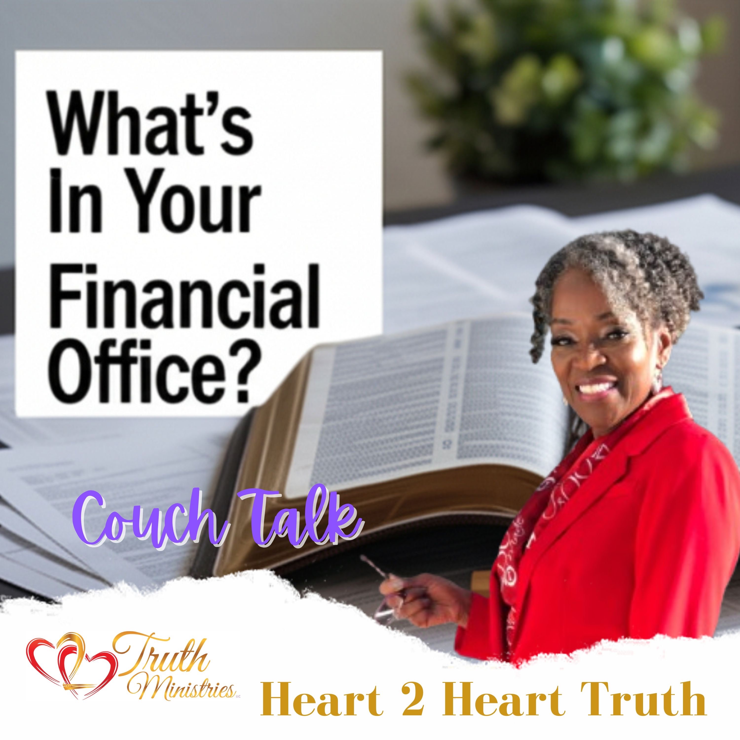 Couch Talk: Stop Struggling! Finances and  Your Faith-Based Business: The Office Edition episode artwork