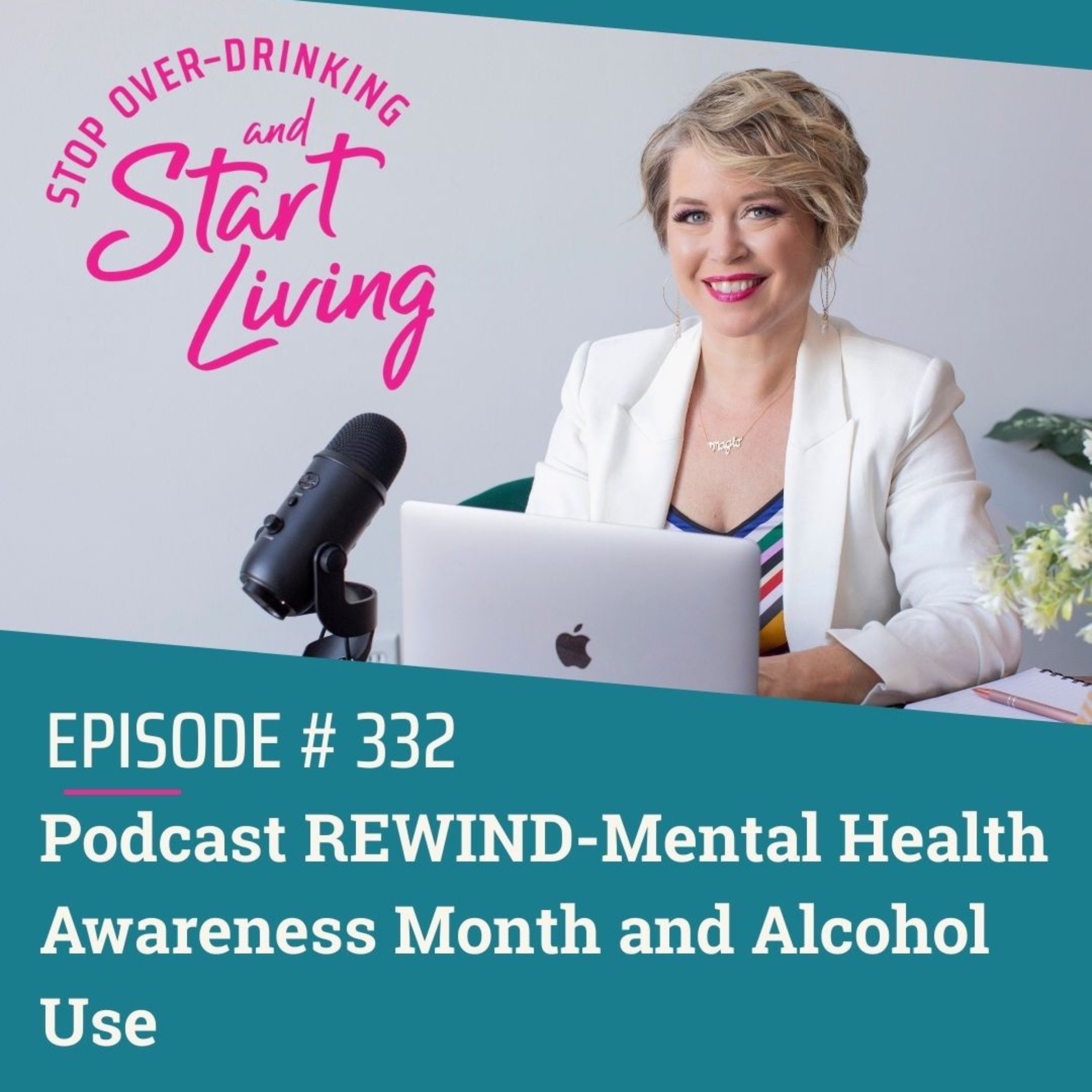 Ep 332 Podcast REWIND- Mental Health Awareness Month and Alcohol Use episode artwork