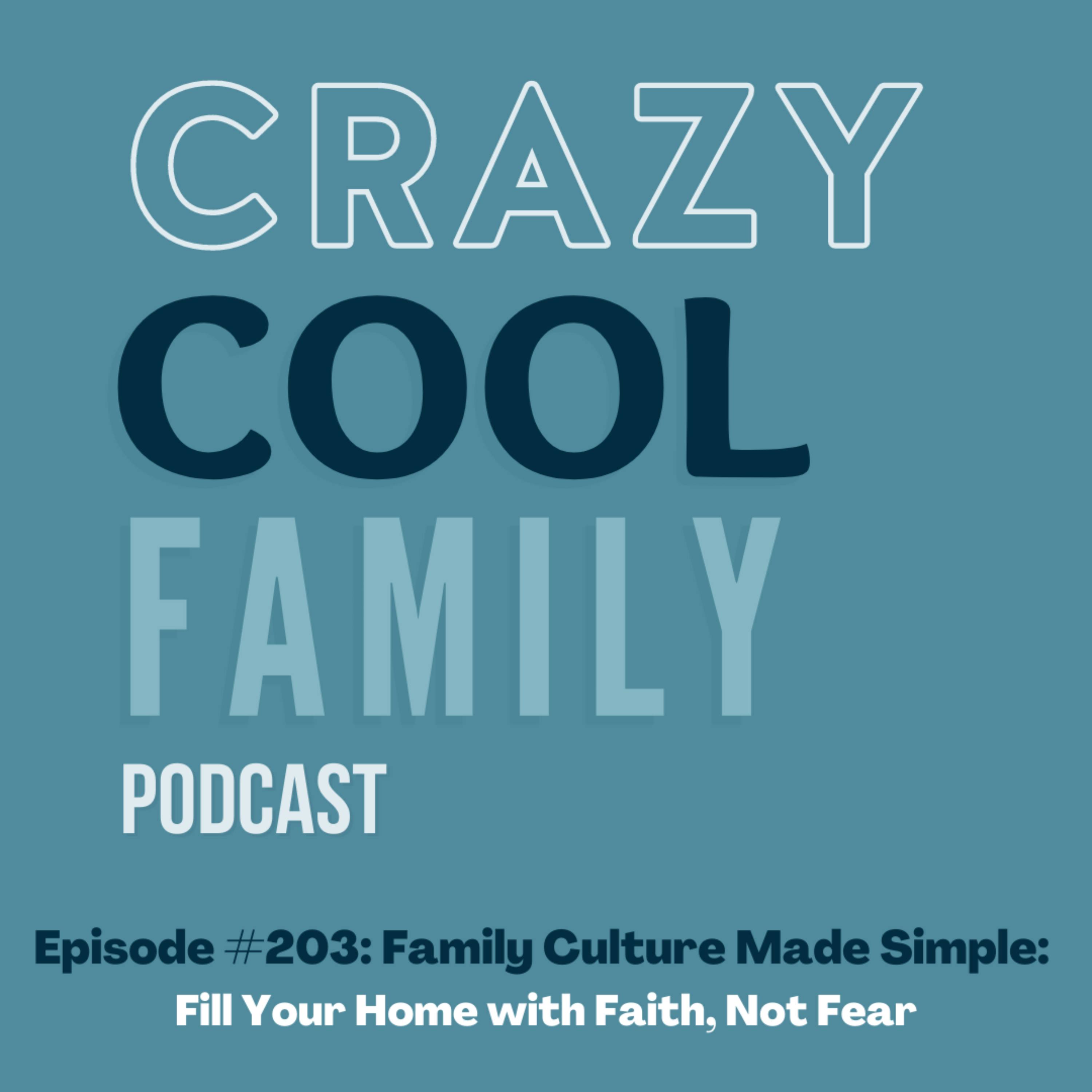 #203: Family Culture Made Simple - Fill Your Home with Faith, not Fear episode artwork