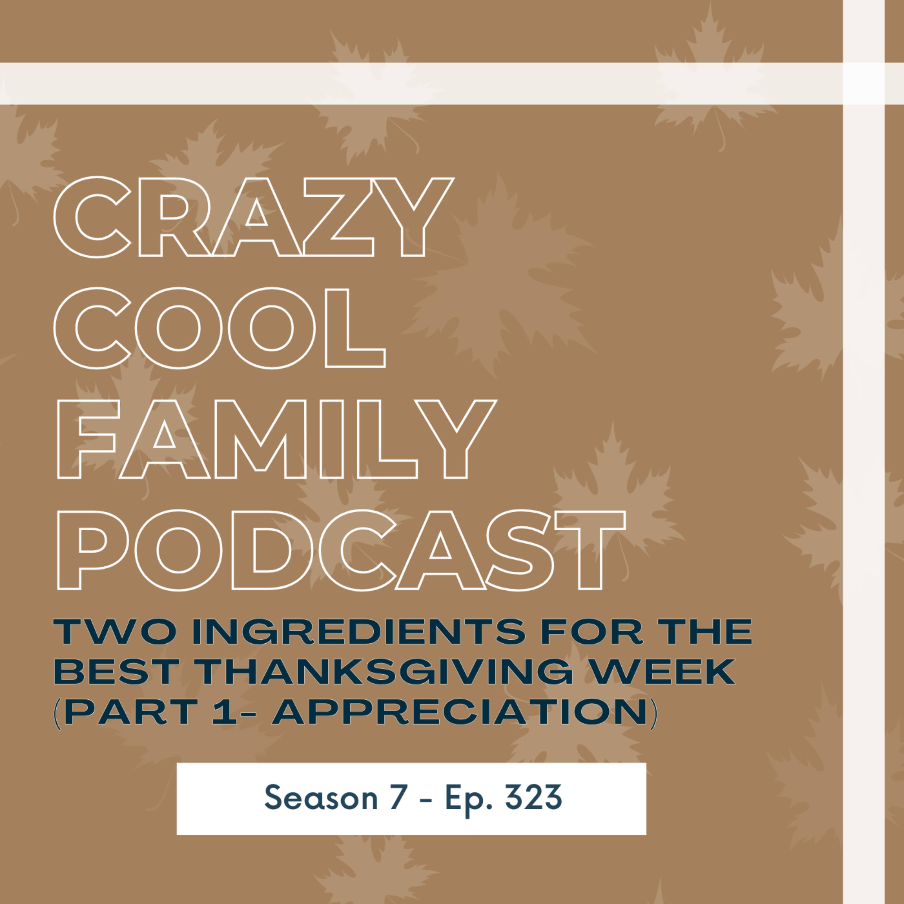 #323: Re-Run ALERT! Two Ingredients for the BEST Thanksgiving Week (Part 2) episode artwork
