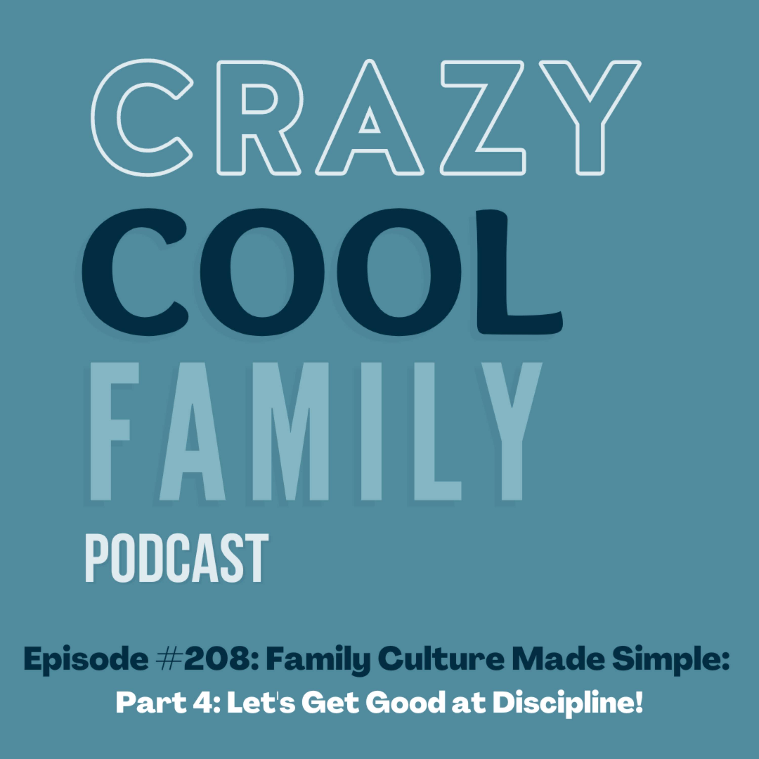 #208: Family Culture Made Simple - Let's Get Good at Discipline! episode artwork