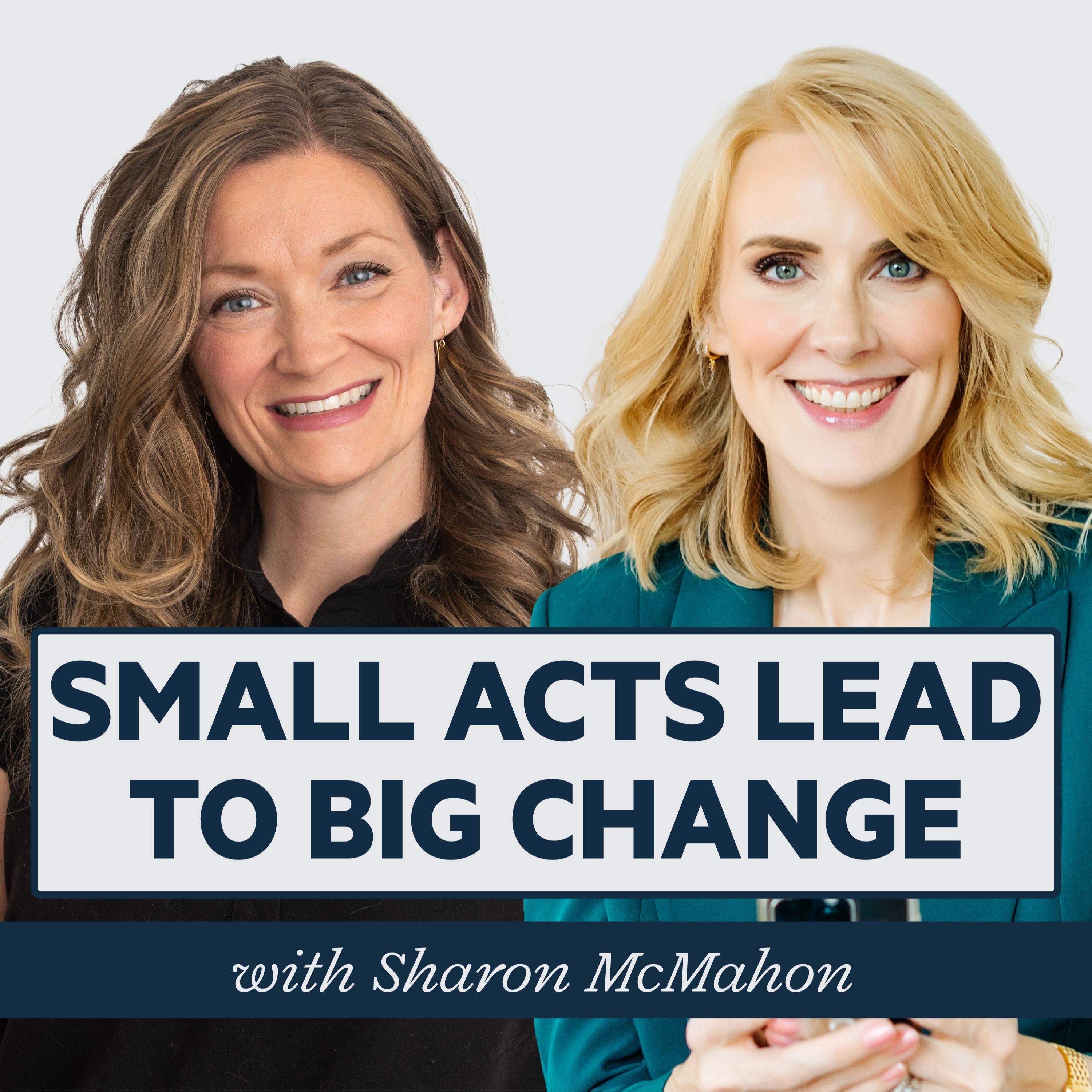 Episode 43: Small Acts Lead to Big Change with Sharon McMahon episode artwork
