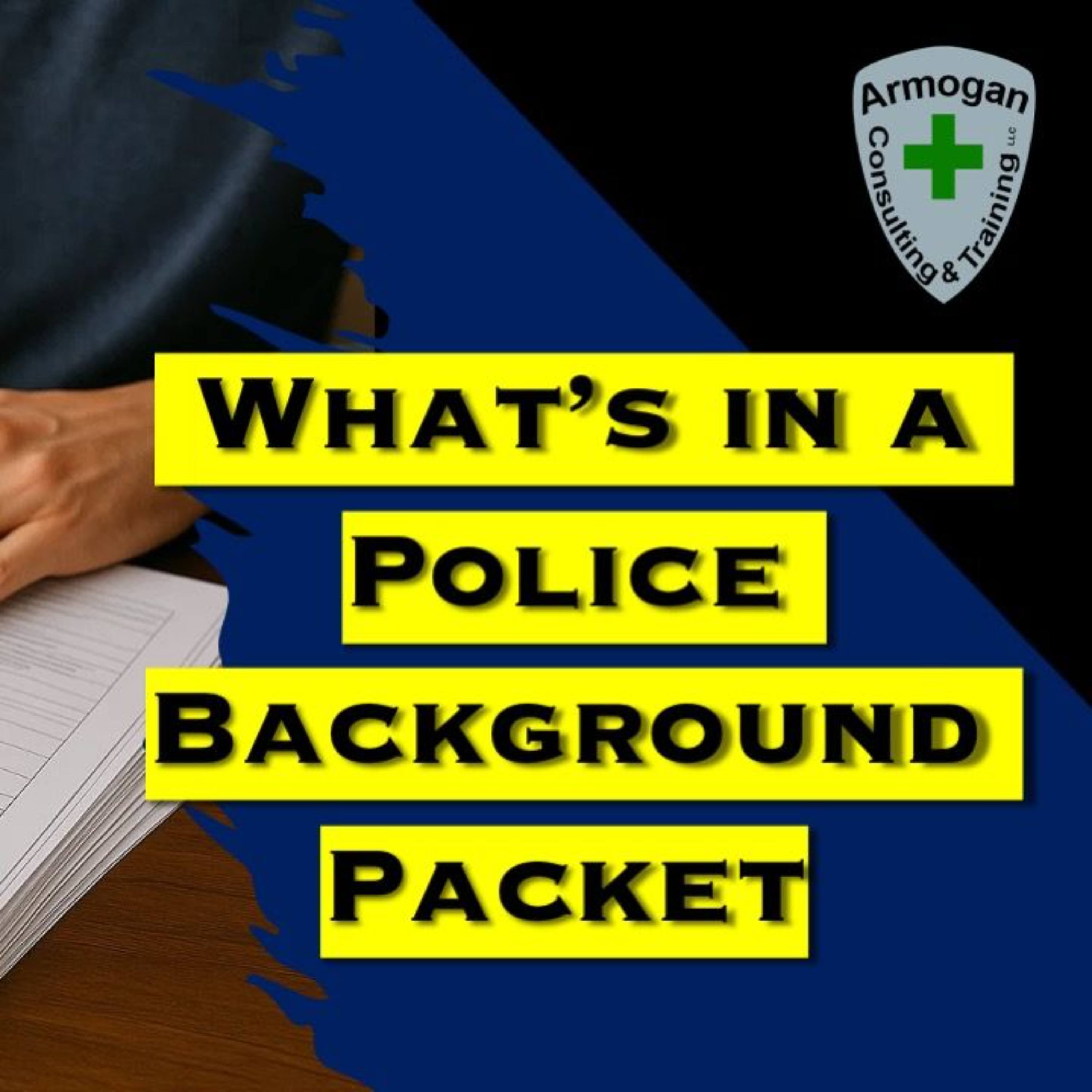 What's in a Police Background Packet episode artwork