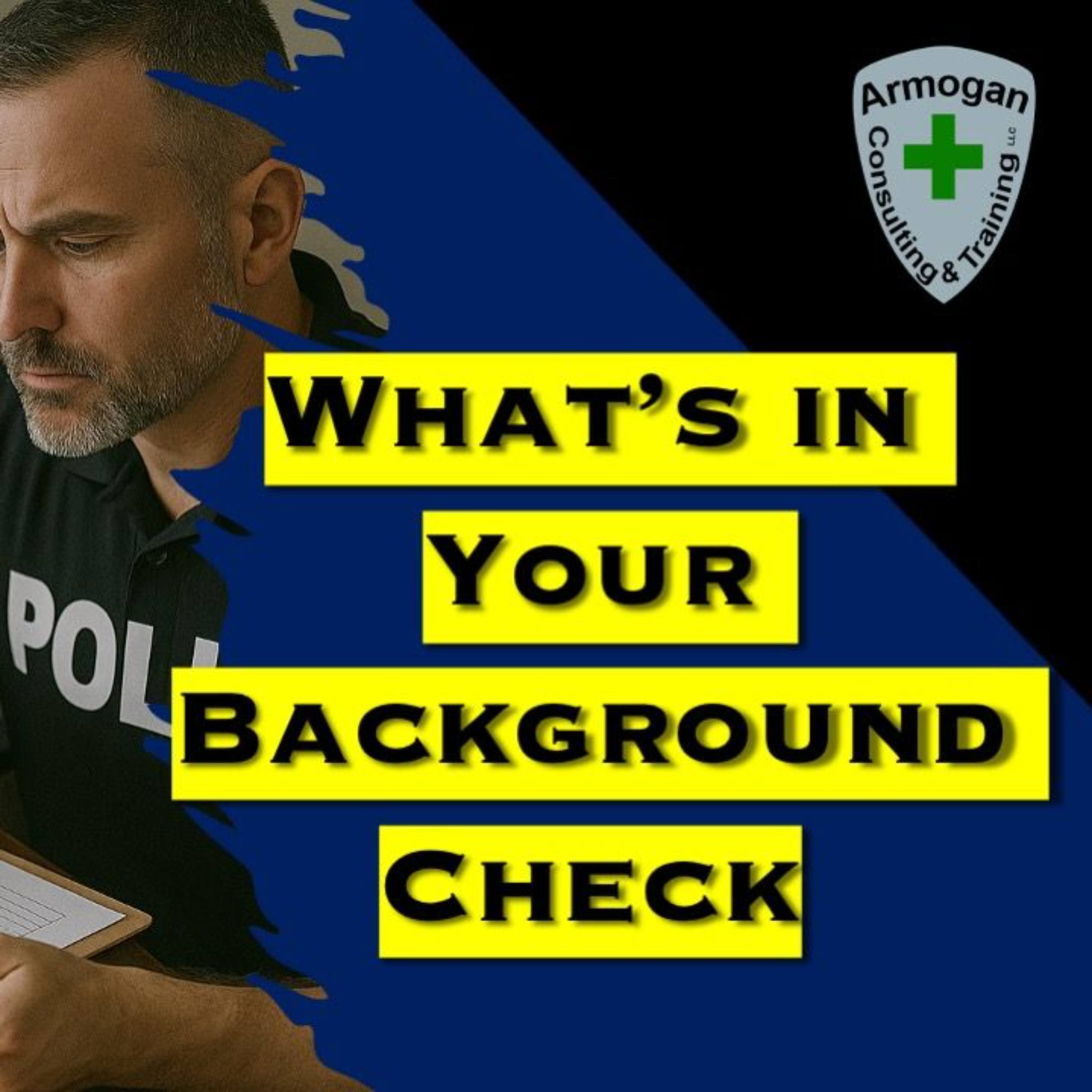 What's In Your Background Report episode artwork