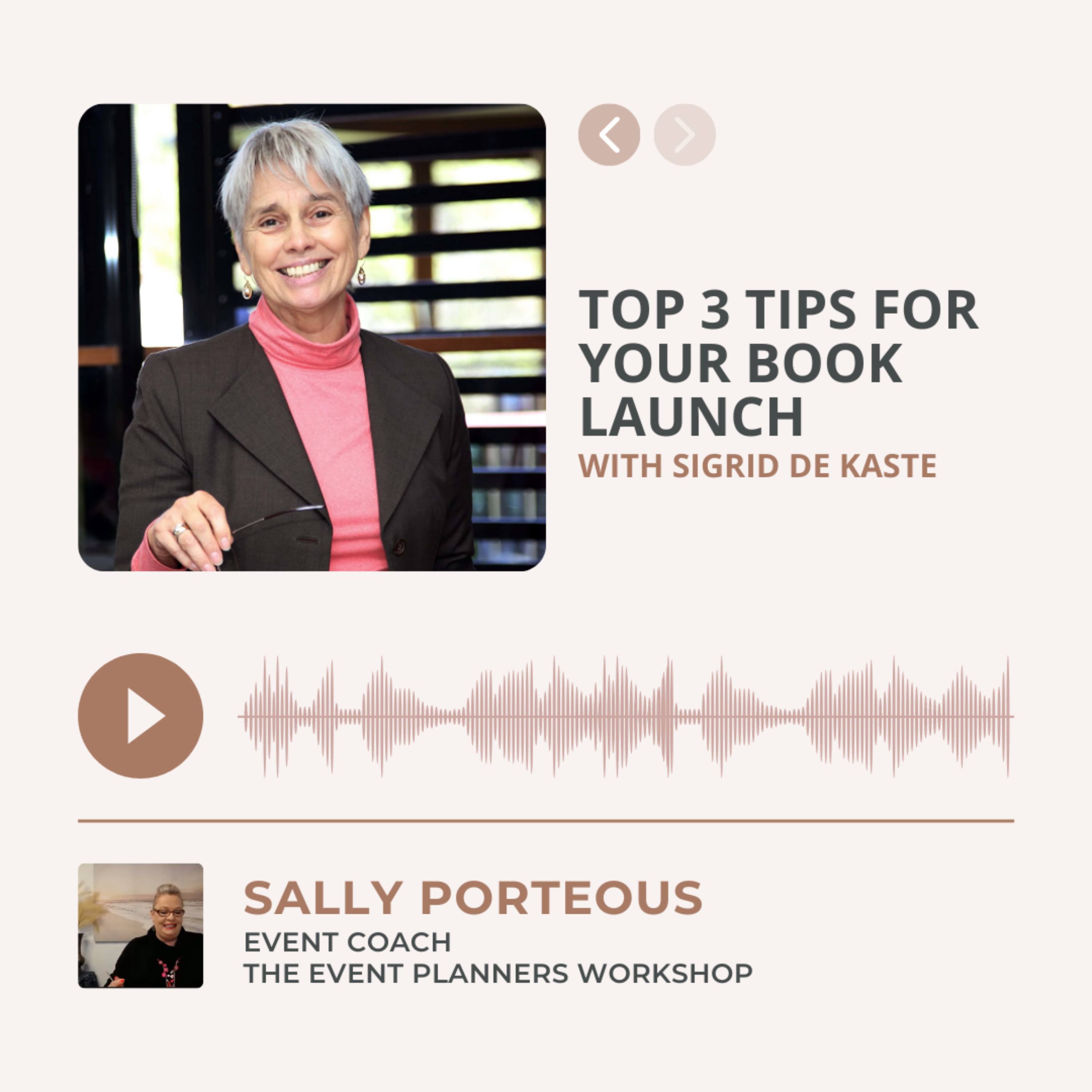 07:  My guest spot on Stickybeak Marketing with Sigrid de Kaste - Top 3 Tips for your Book Launch episode artwork