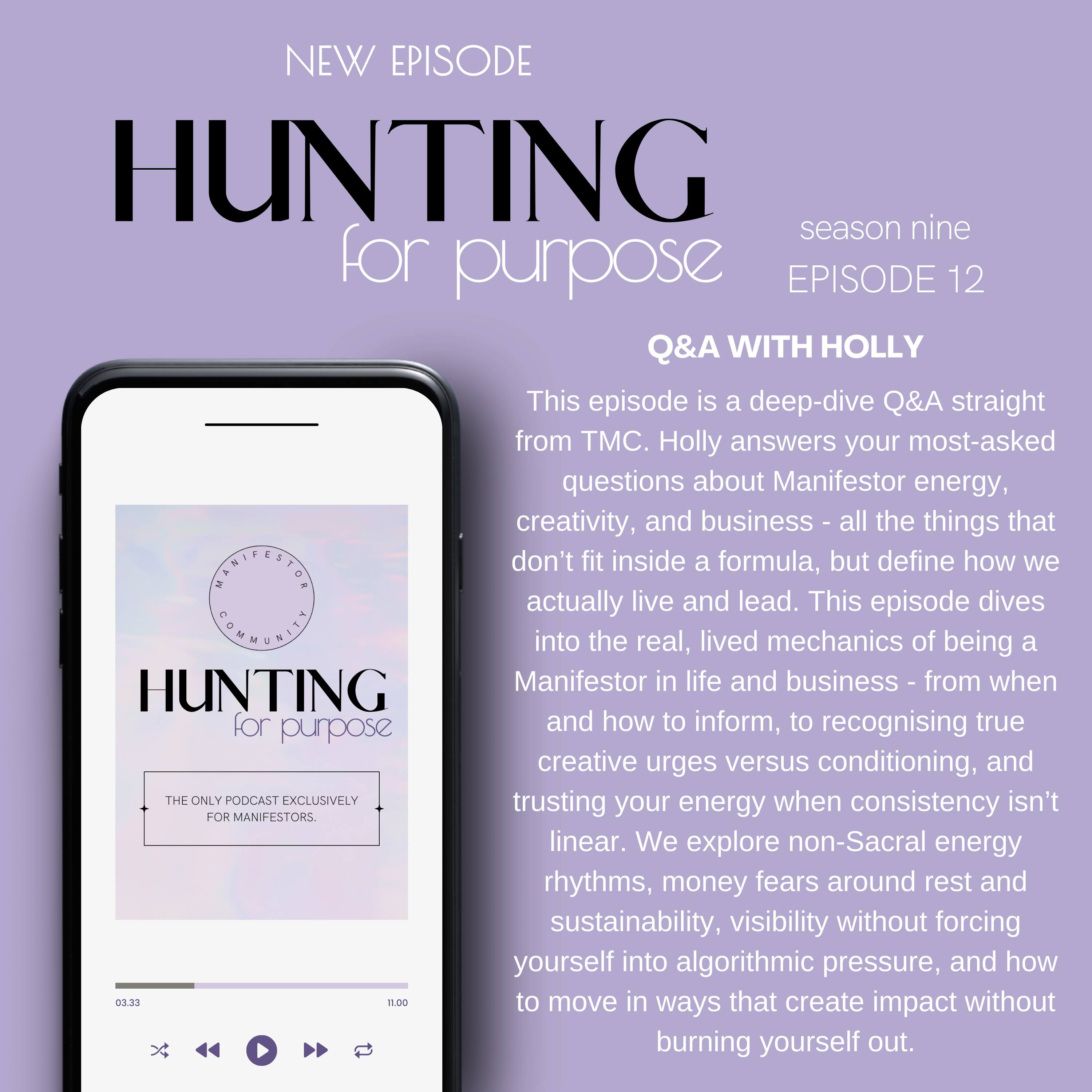 #247 Q&A with Holly episode artwork