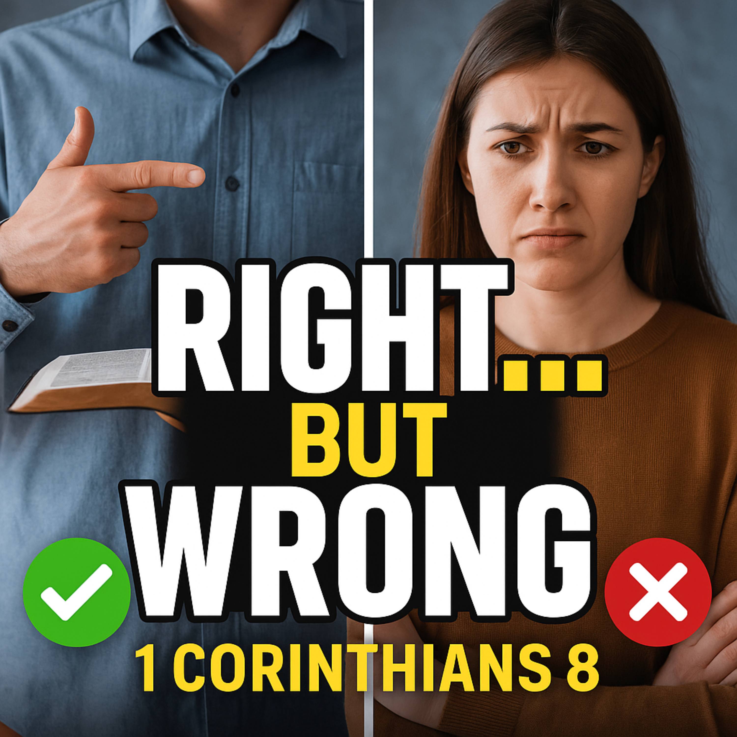 When doing RIGHT is actually WRONG -  1 Corinthians 8, Psalm 33, Proverbs 21 - Finding Life LIVE! episode artwork