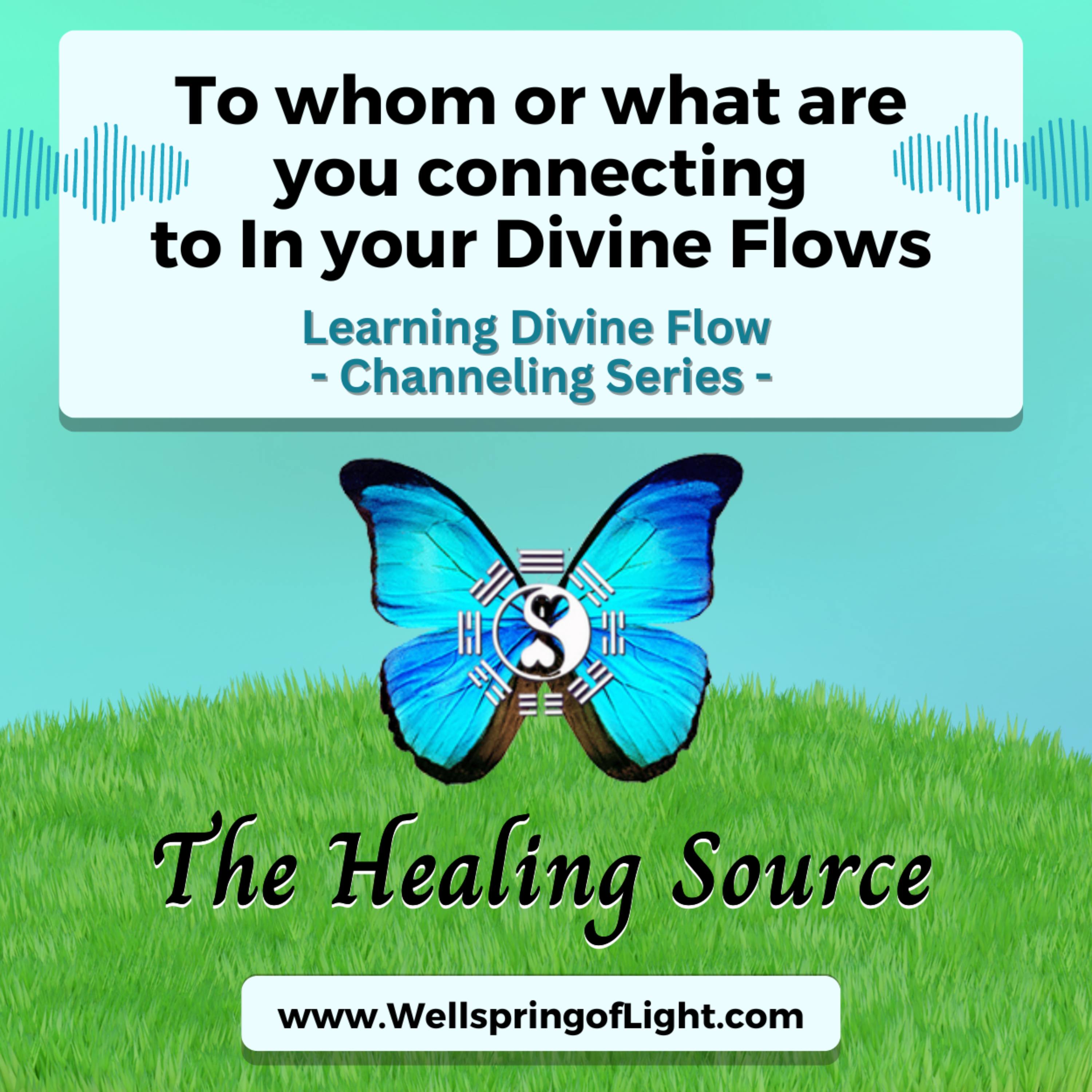 To whom or what are you connecting to In your Divine Flow episode artwork