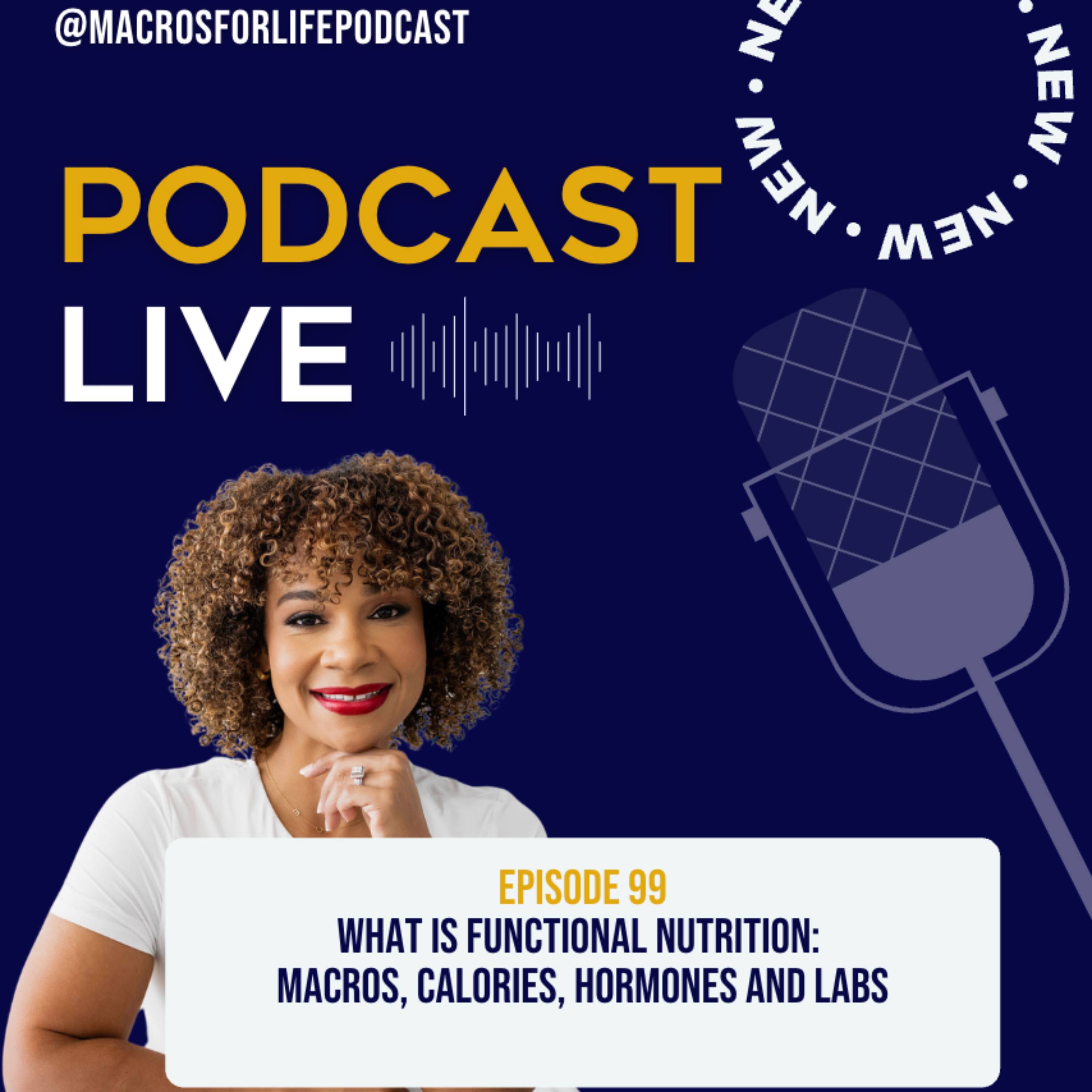 Ep.99  What is functional nutrition: macros, calories, hormones and labs