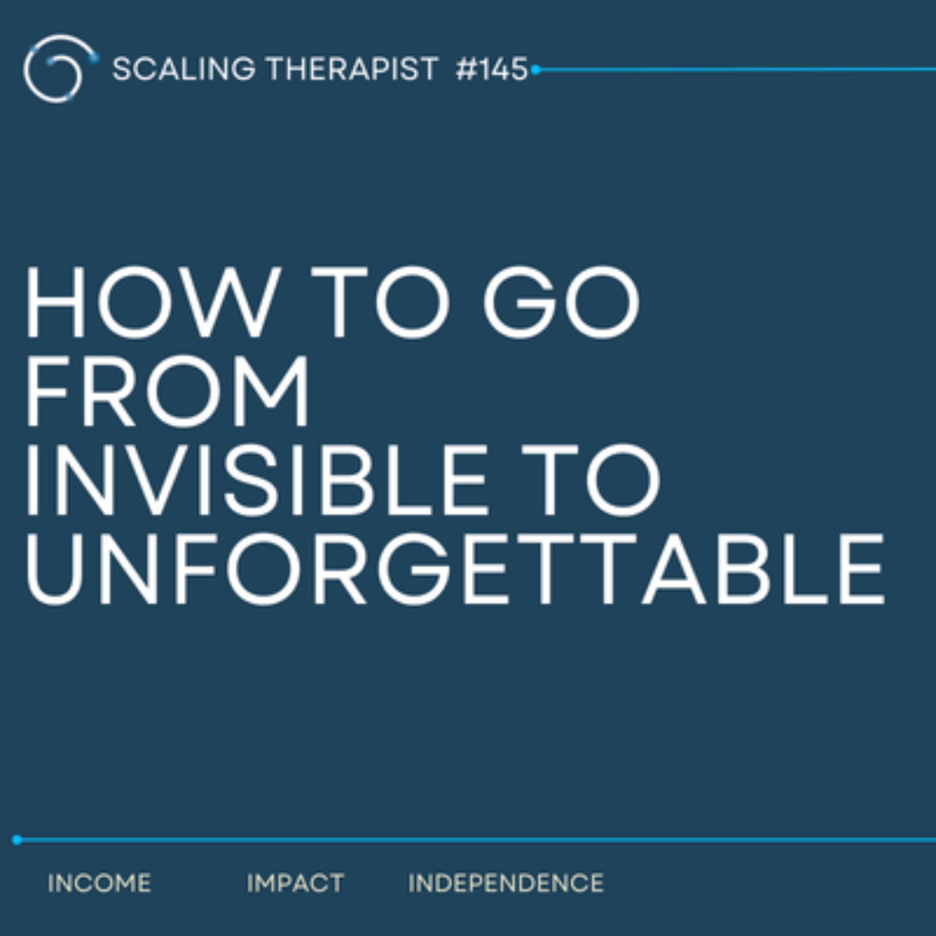 Scaling Therapist Podcast: More Income, More Independence, More Impact (Not More Hours)