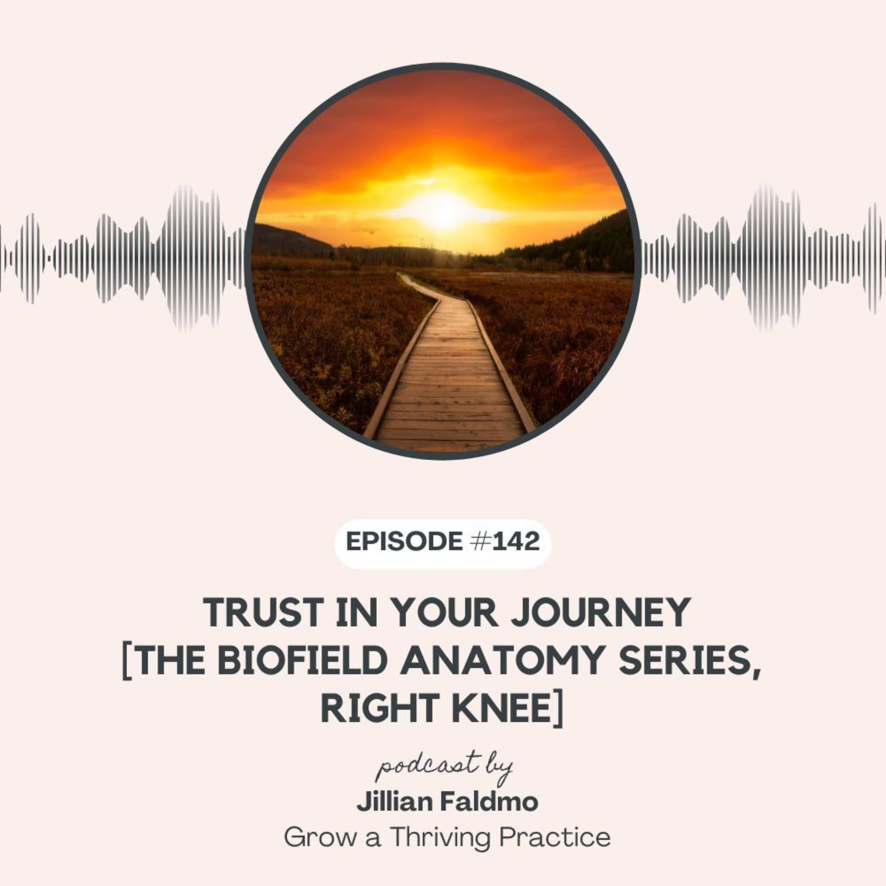 142. Trust in Your Journey [Biofield Anatomy Series, Right Knee] episode artwork