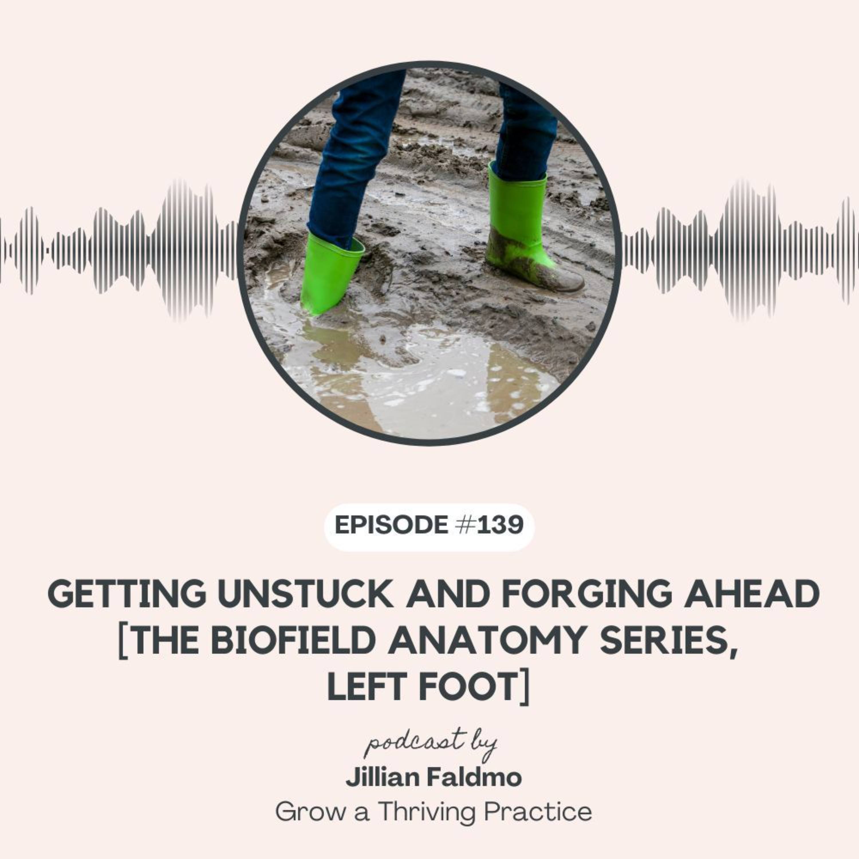 139. Getting Unstuck and Forging Ahead [Biofield Anatomy Series, Left Foot] episode artwork