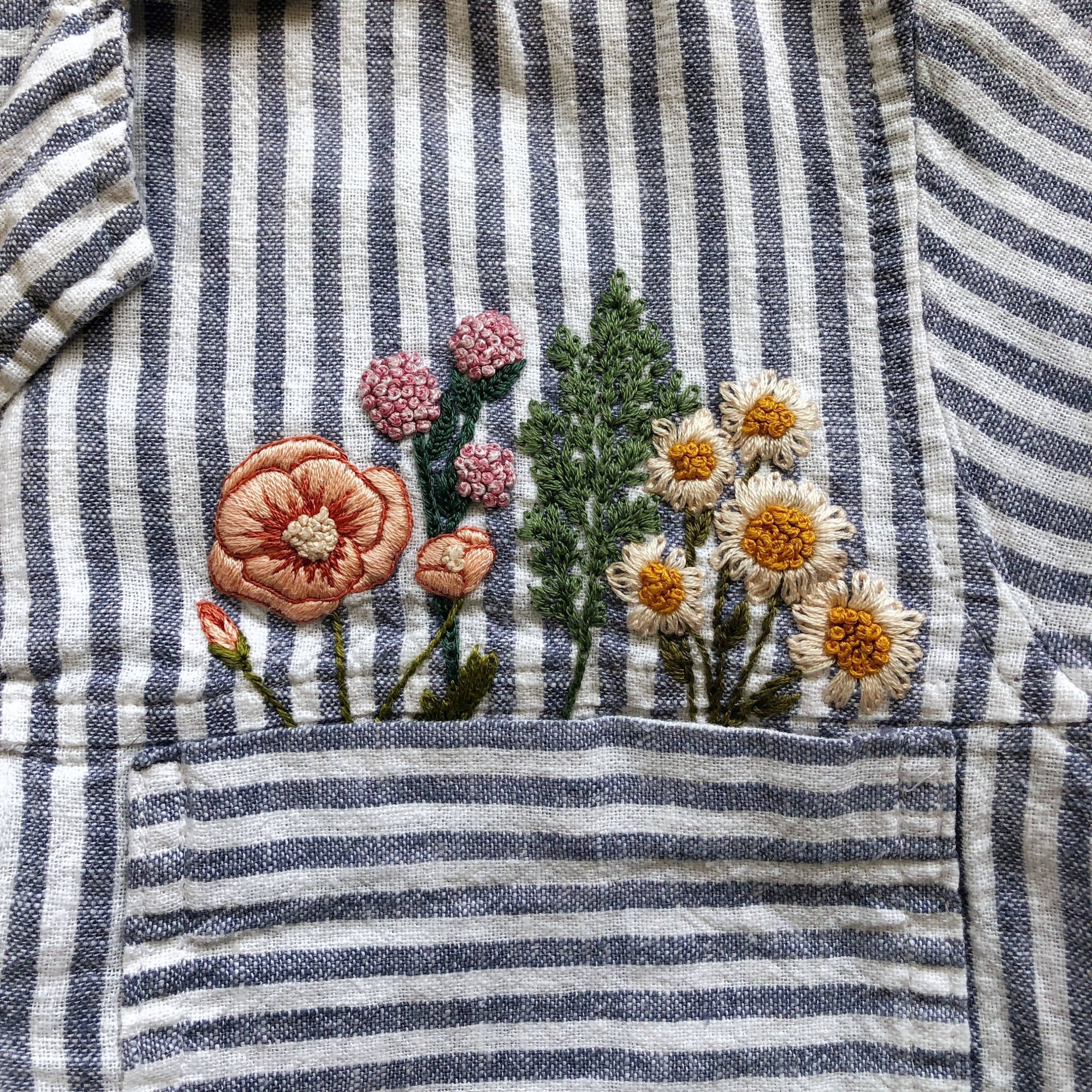 Melissa Galbraith: How to Embroider a Flower Pocket Garment episode artwork