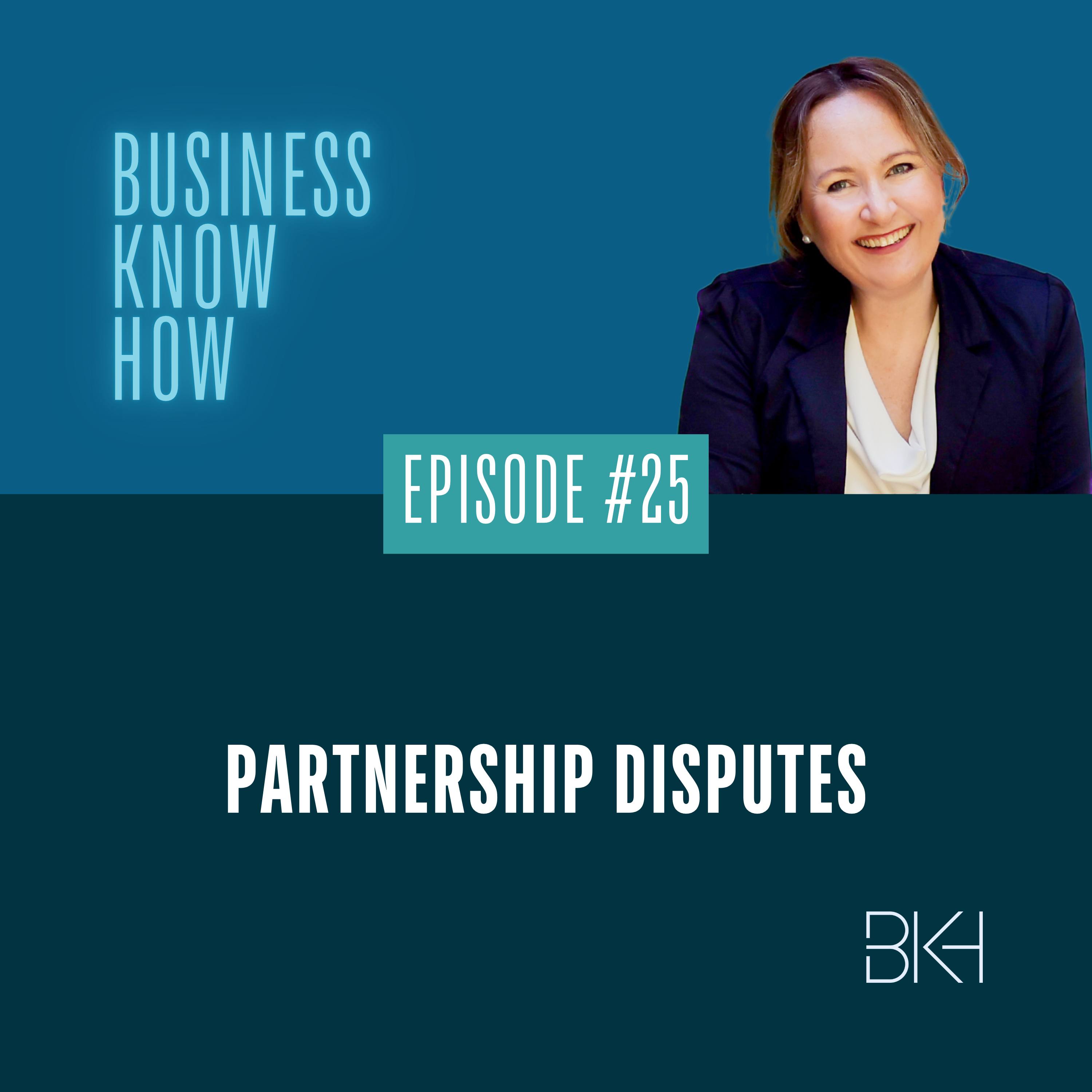 25 - Partnership disputes episode artwork