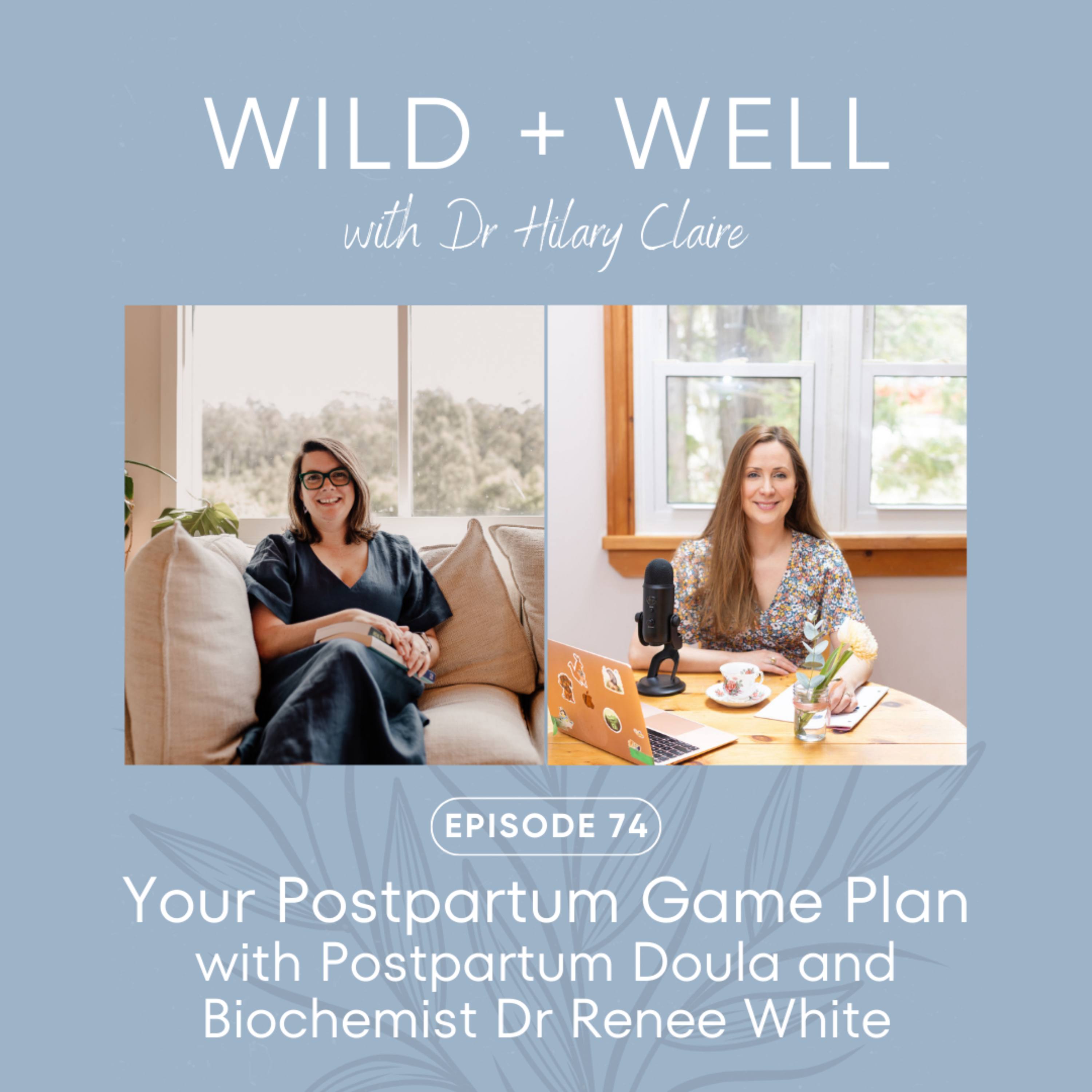 Episode 74 - Your Postpartum Game Plan with Postpartum Doula and Biochemist Dr Renee White episode artwork