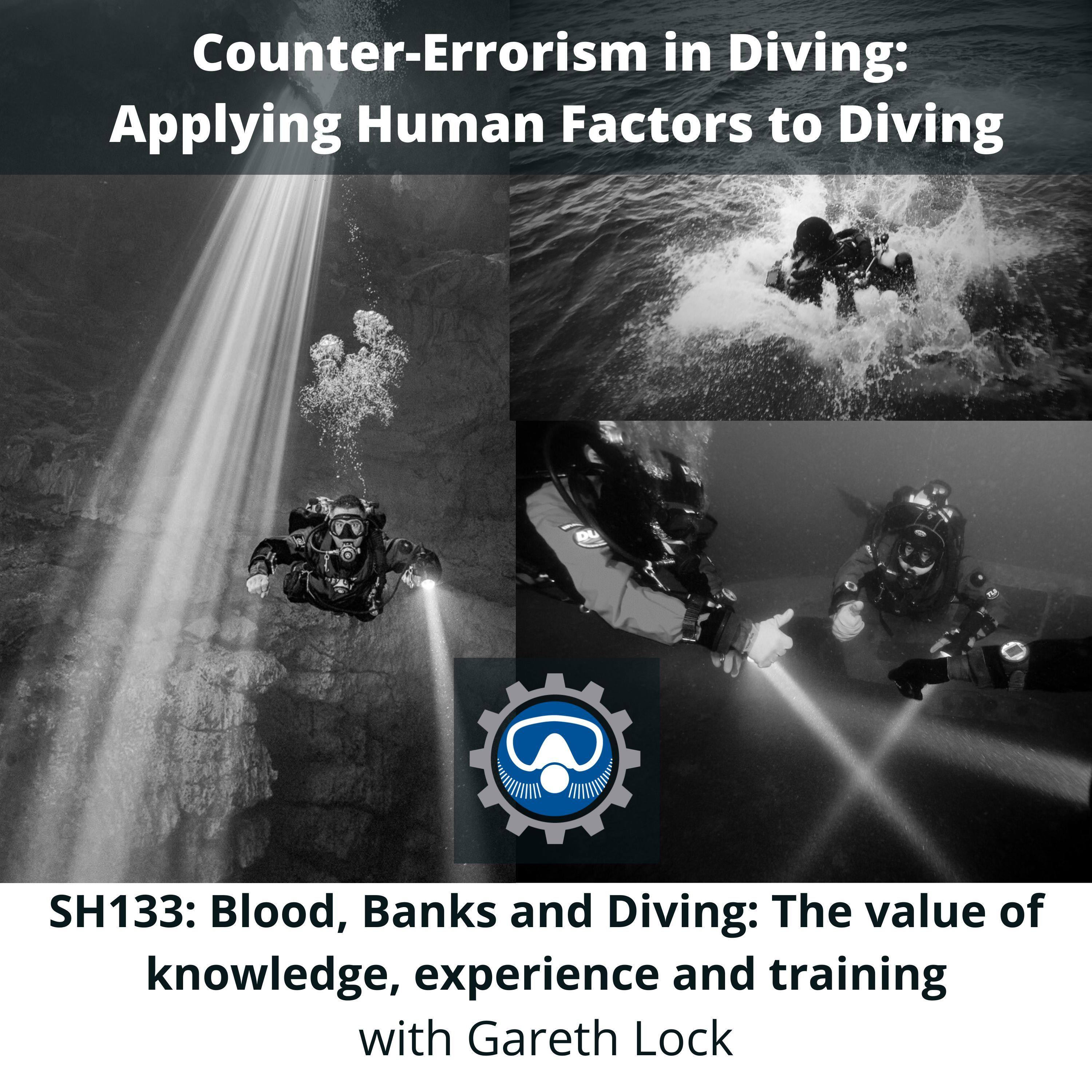 SH133: Blood, Banks and Diving: The value of knowledge, experience and training — Counter-Errorism in Diving: Applying Human Factors to Diving cover