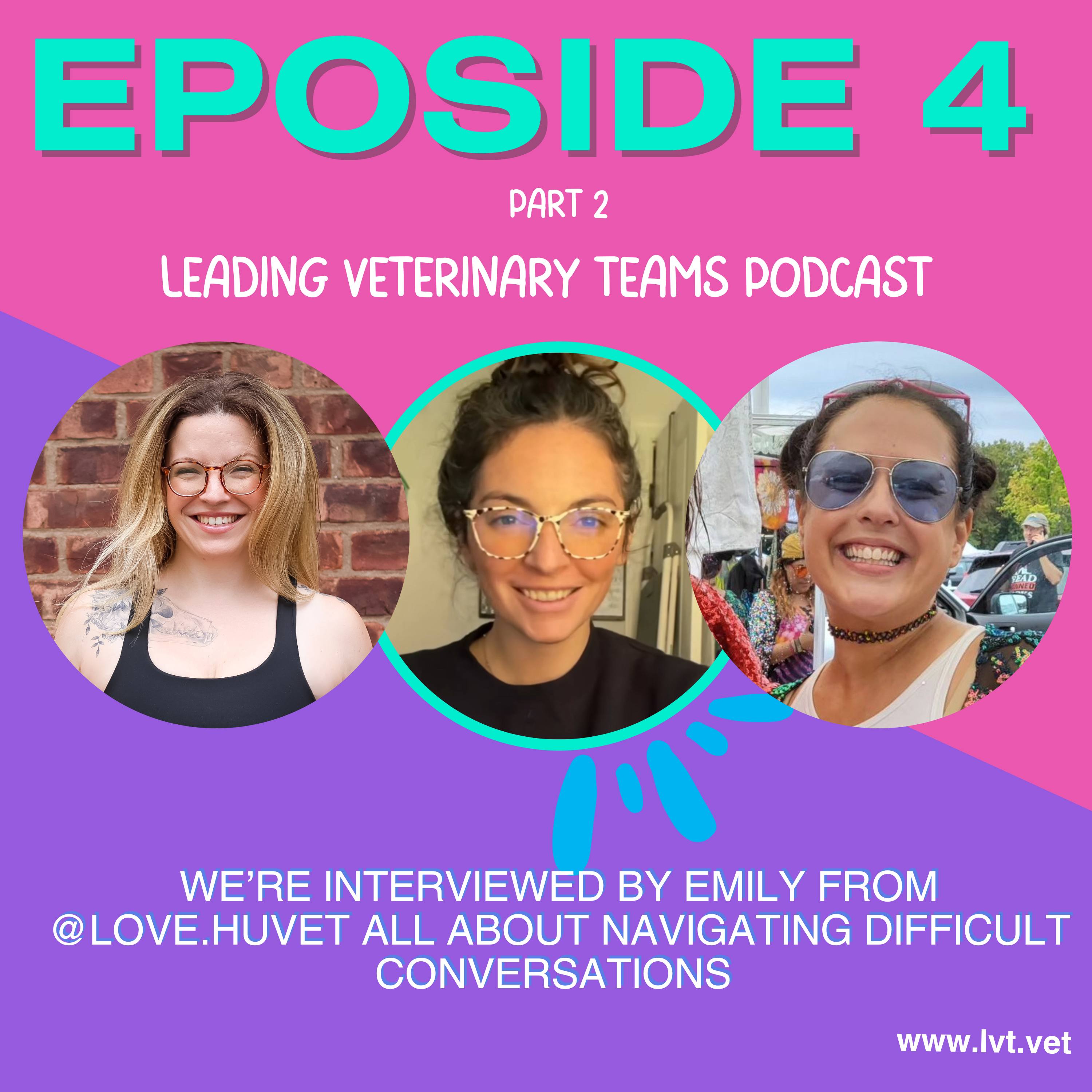 Episode 4, Part 2 of 2: Difficult Conversations in Vet Med episode artwork