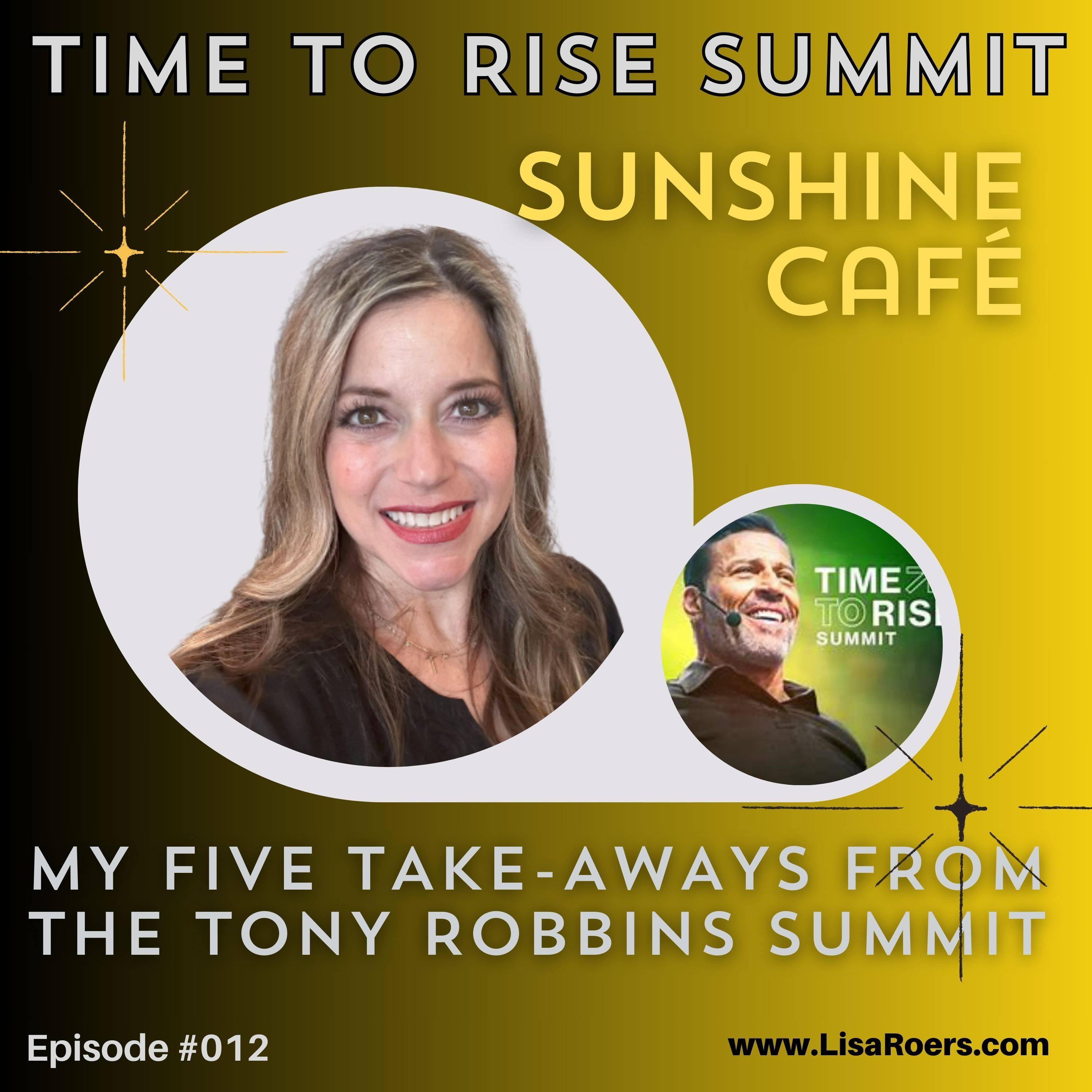 Sunshine Cafe: Stories to Encourage & Inspire