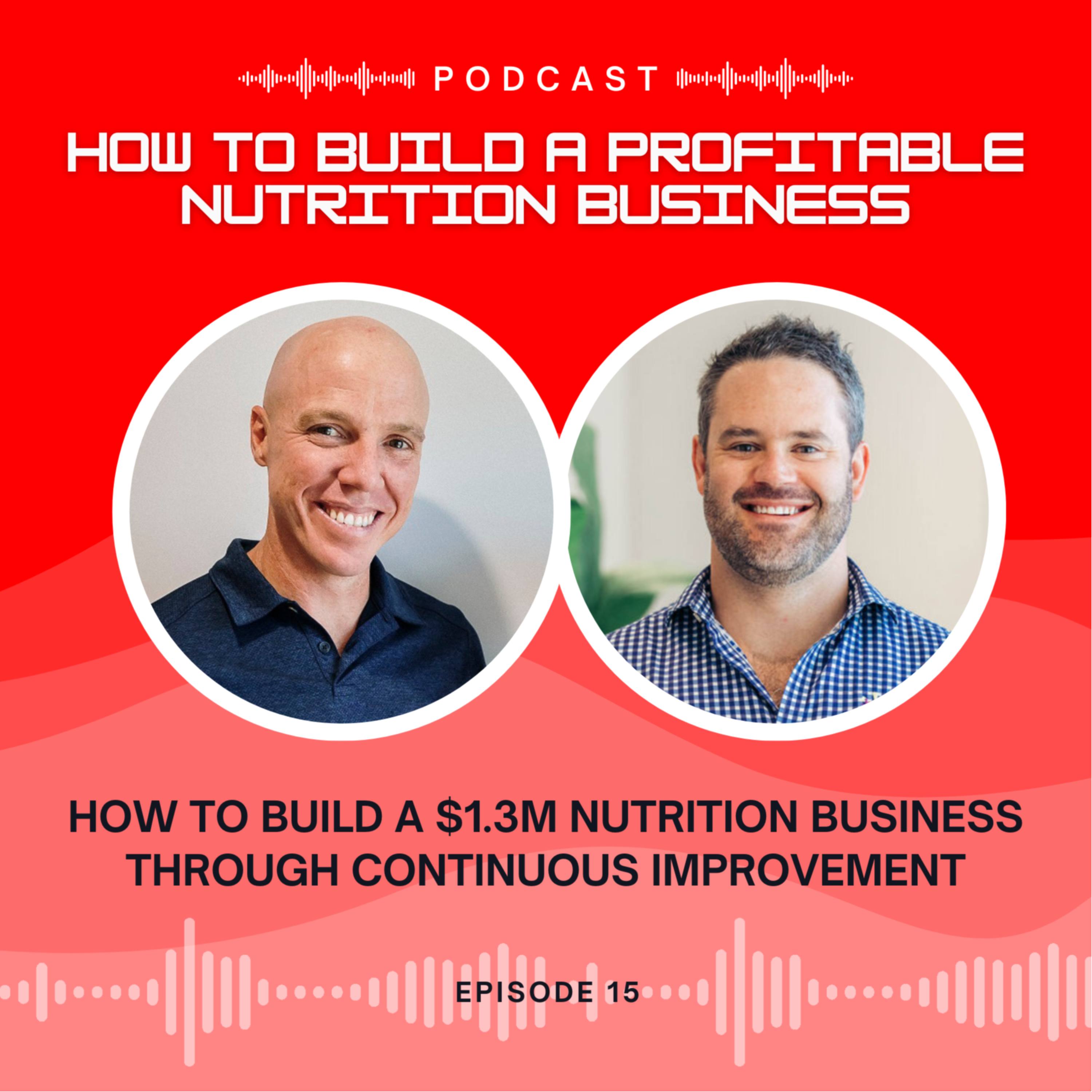 How to Build a $1.3M Nutrition Business Through Continuous Improvement episode artwork