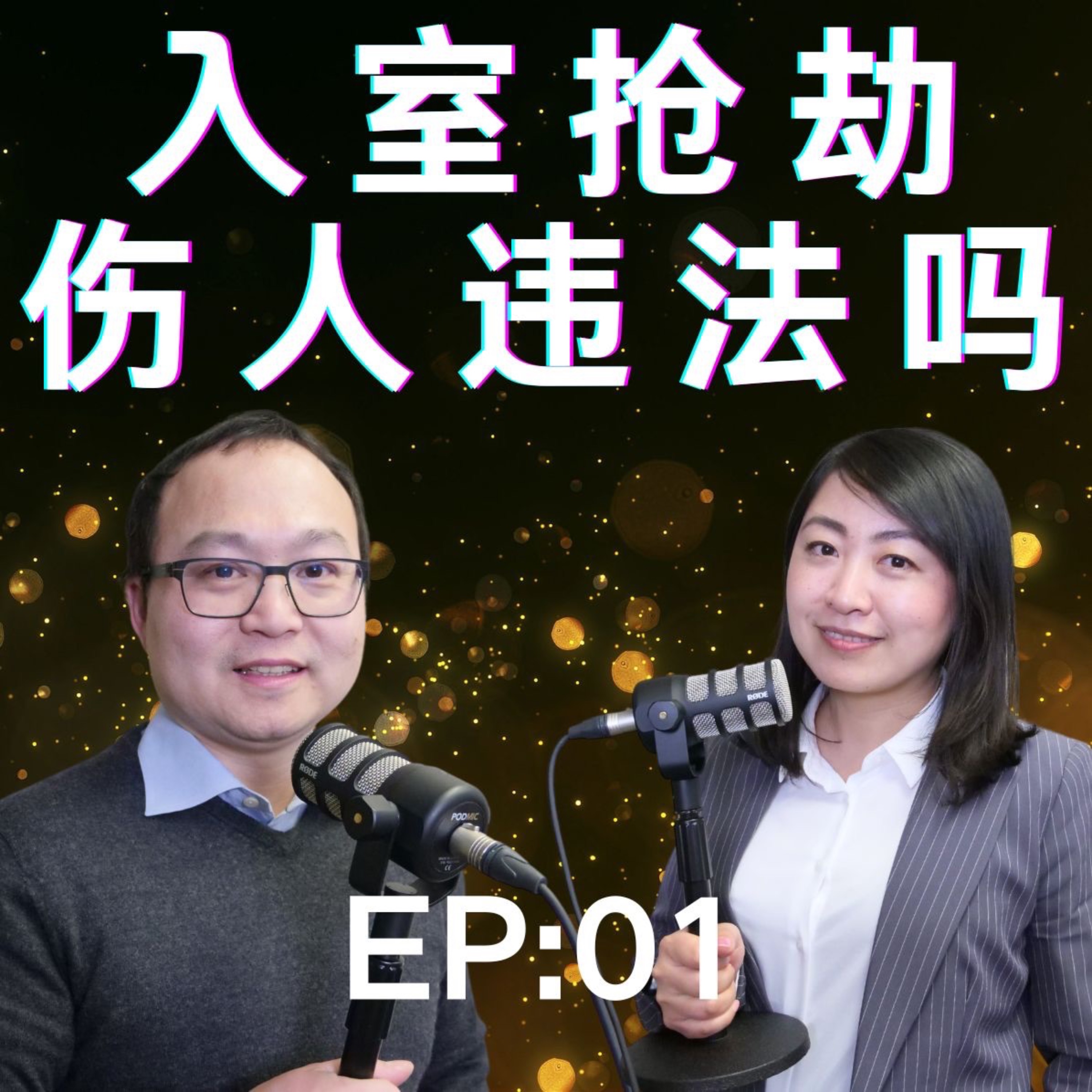 Ep 01: 入室抢劫：自卫伤人犯法吗？ episode artwork