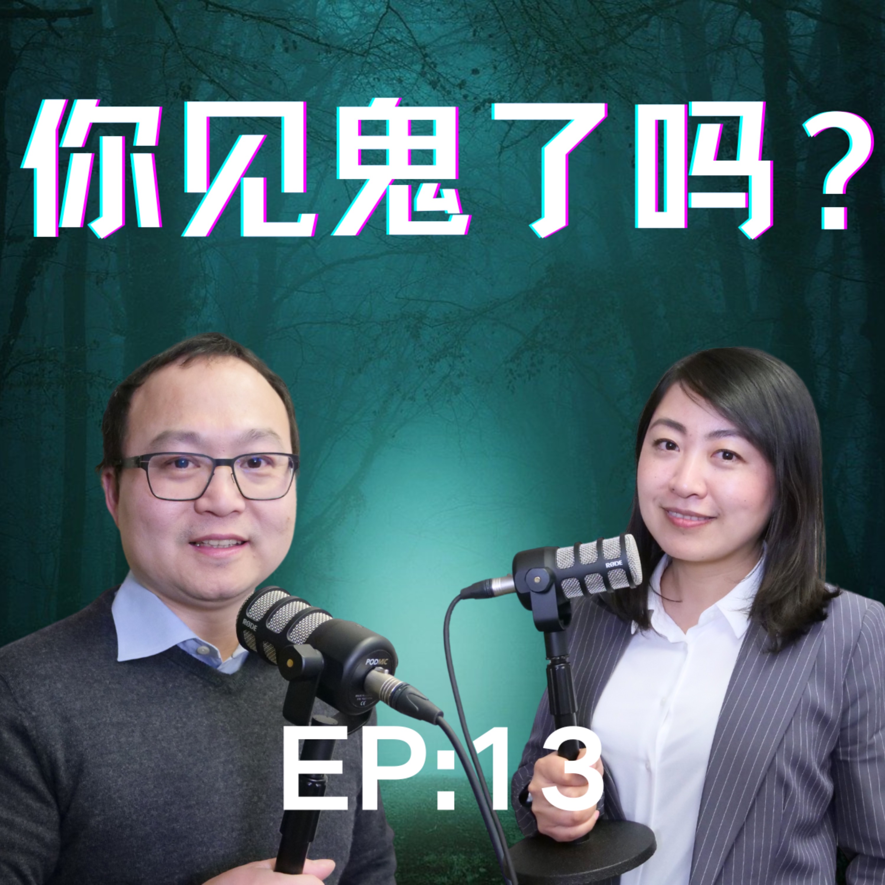 播客13 真实灵异事件大合集，身边不可思议的恐怖故事｜租到可怕的房子想自杀｜十渡讲鬼故事差点煤气中毒｜老白小时后半夜河边差点淹死｜小崔小时后的奇遇 episode artwork