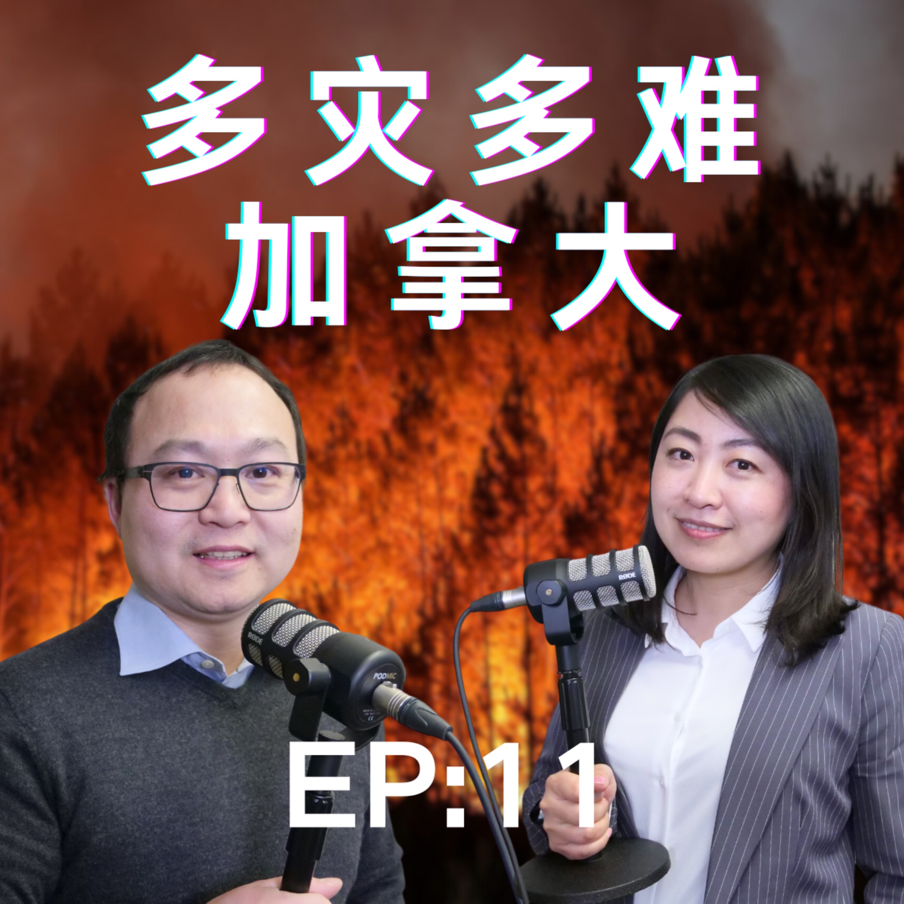 播客 11: 多灾多难加拿大！老白大火逃生历险记！ episode artwork