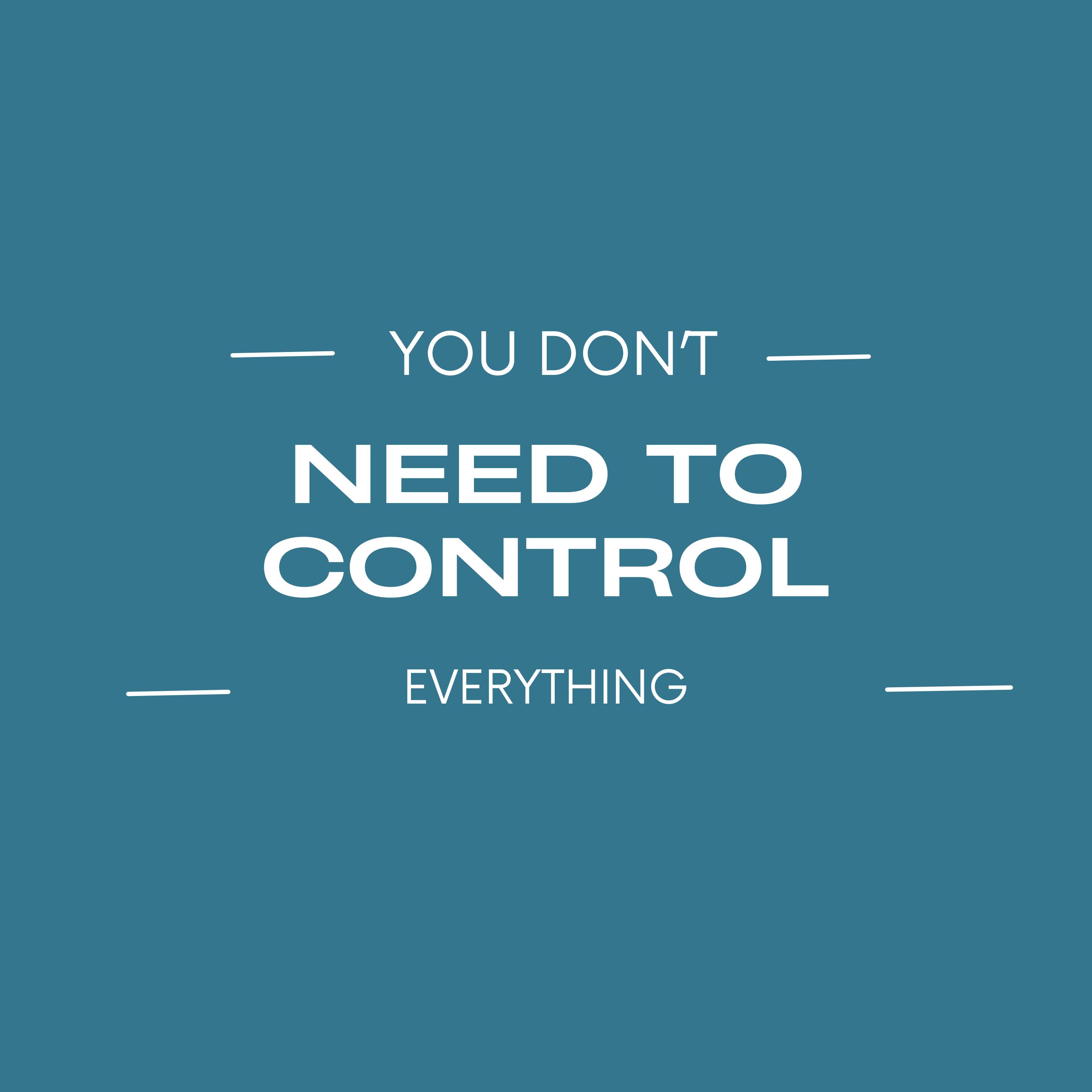 E14 You Don't Need To Control Everything episode artwork