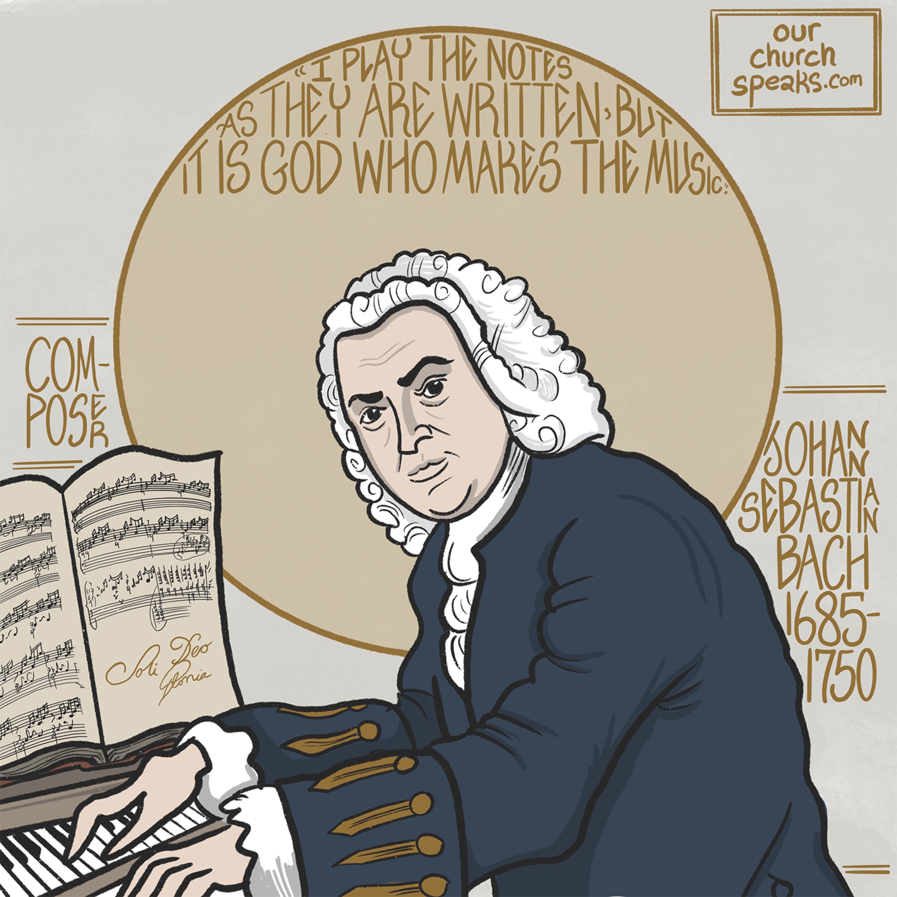 Episode 47 - Johann Sebastian Bach, Composer (with special guest Orlando Palmer - "IAMSON")