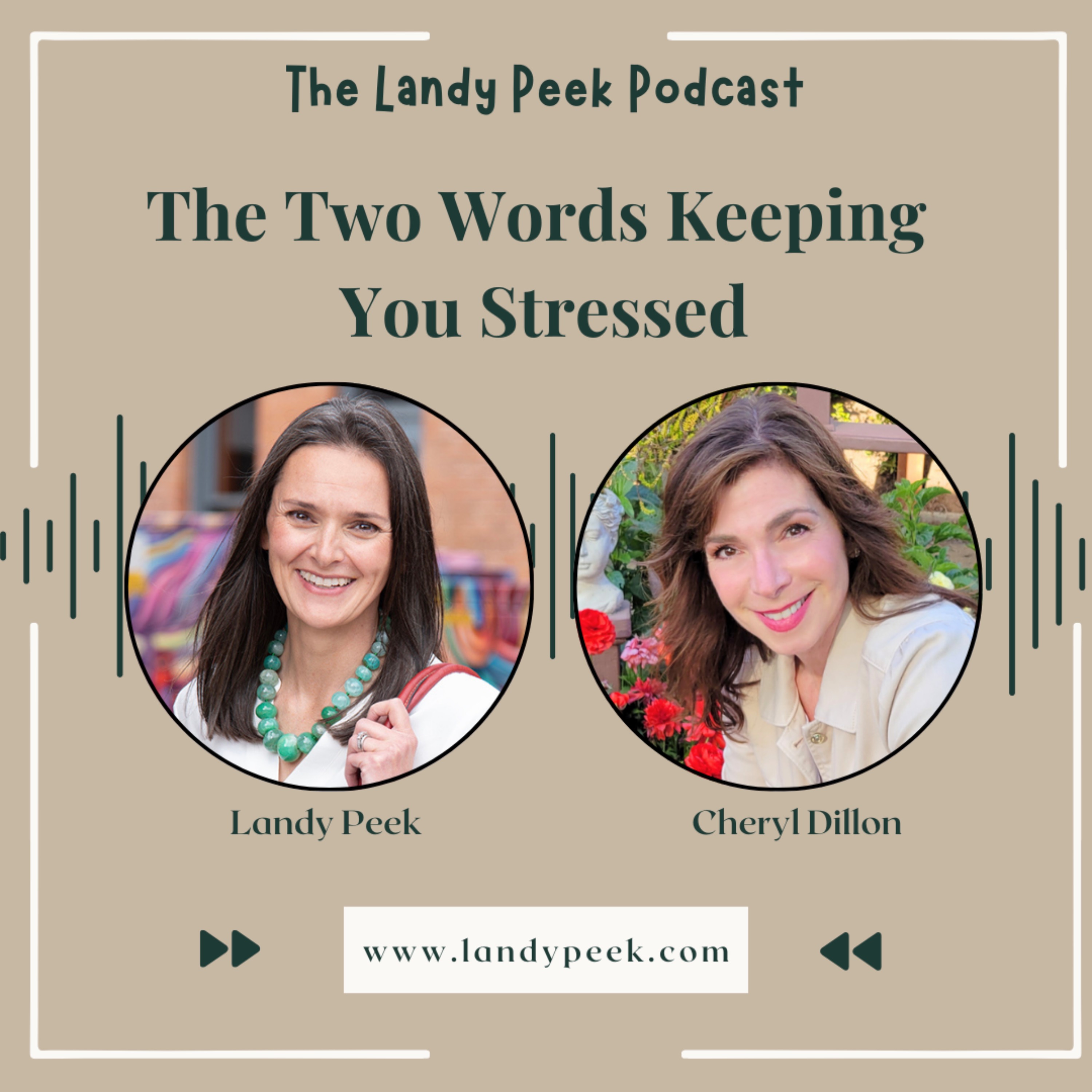 Episode #73 The Two Words Keeping You Stressed With Cheryl Dillon