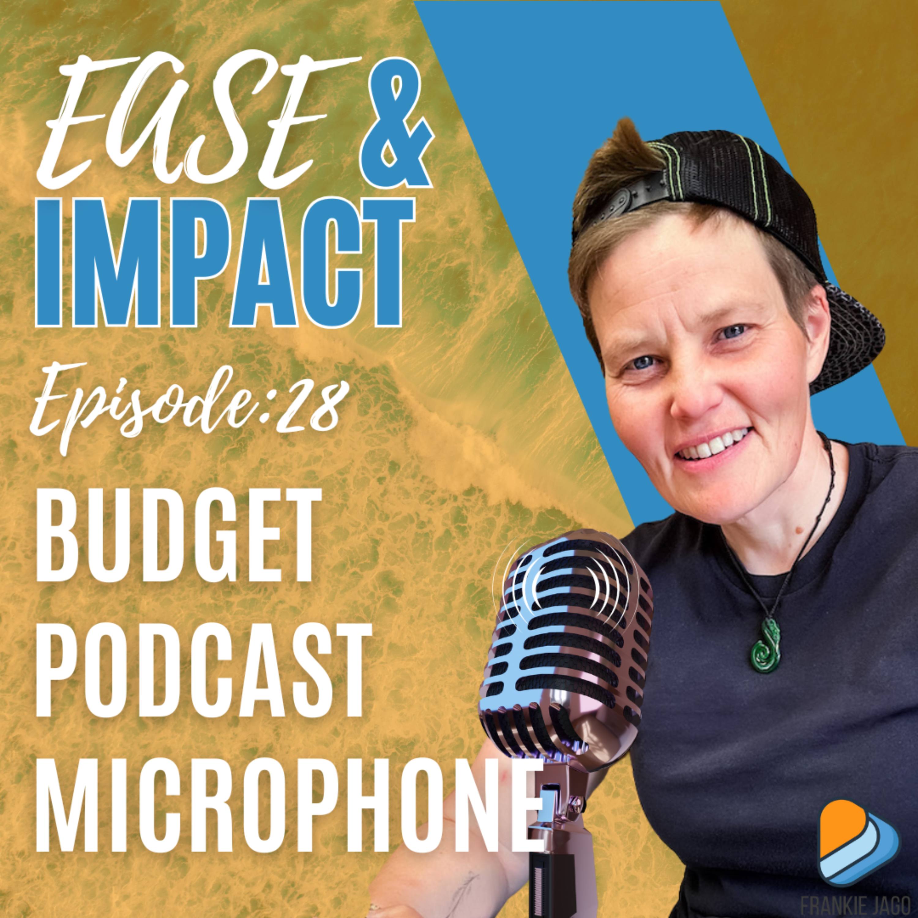 EP.28 - Budget Podcast Microphone: Recording Quality Audio When You Don't Have Gear episode artwork