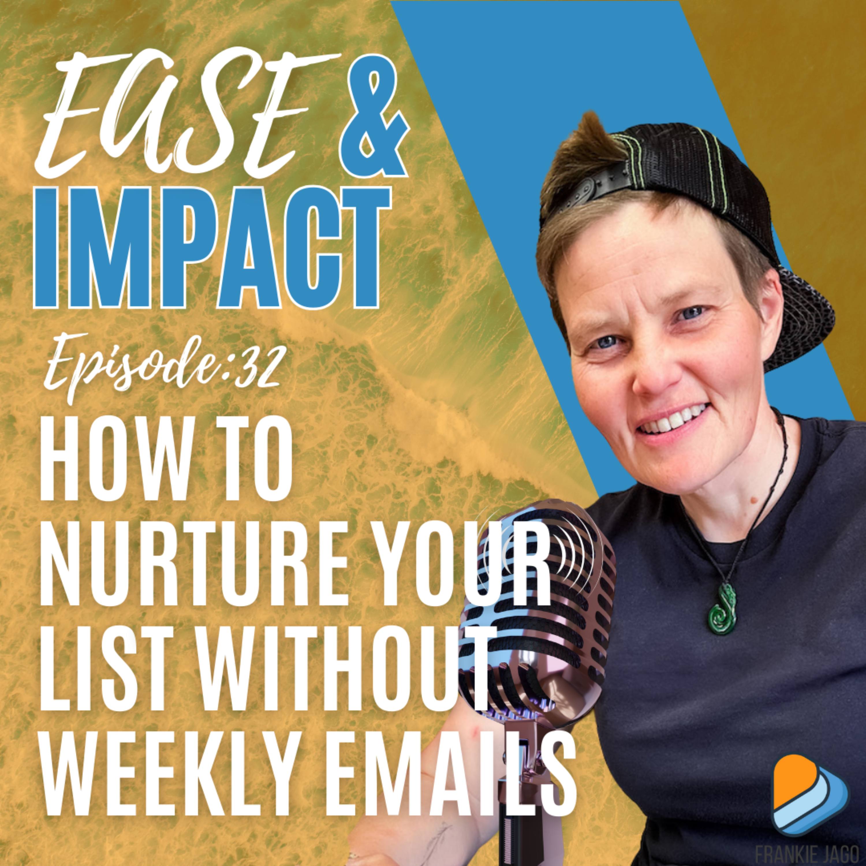 EP.32 - How to Nurture Your Email List Without Weekly Newsletters episode artwork