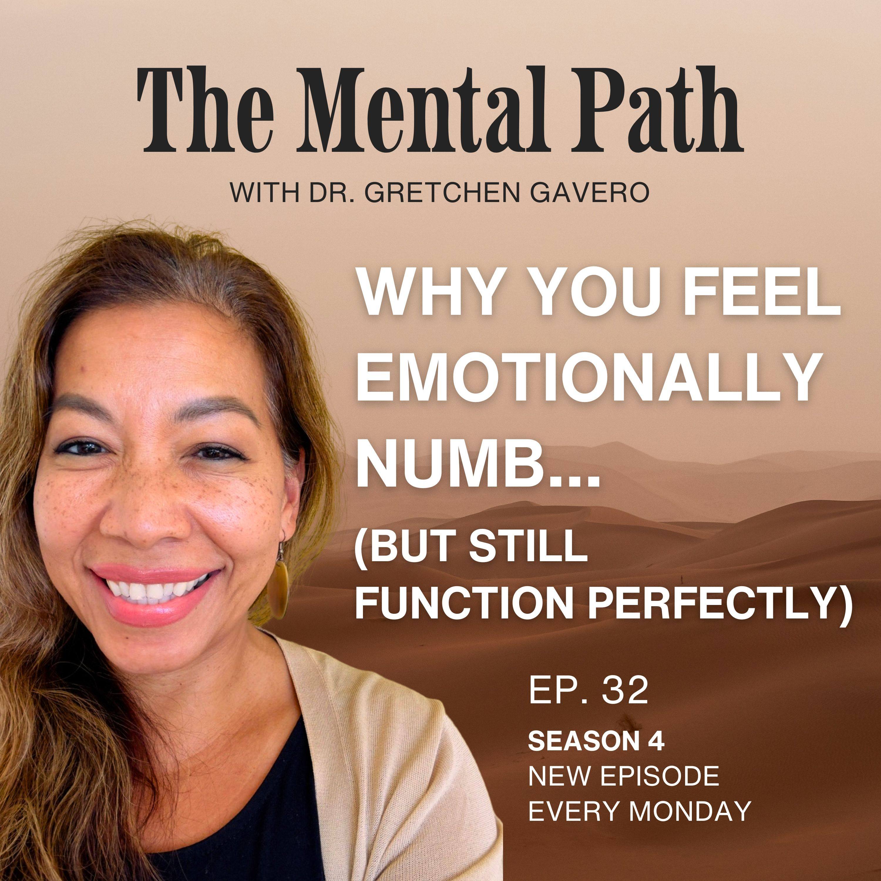 WHY YOU FEEL EMOTIONALLY NUMB (BUT STILL FUNCTION PERFECTLY) episode artwork