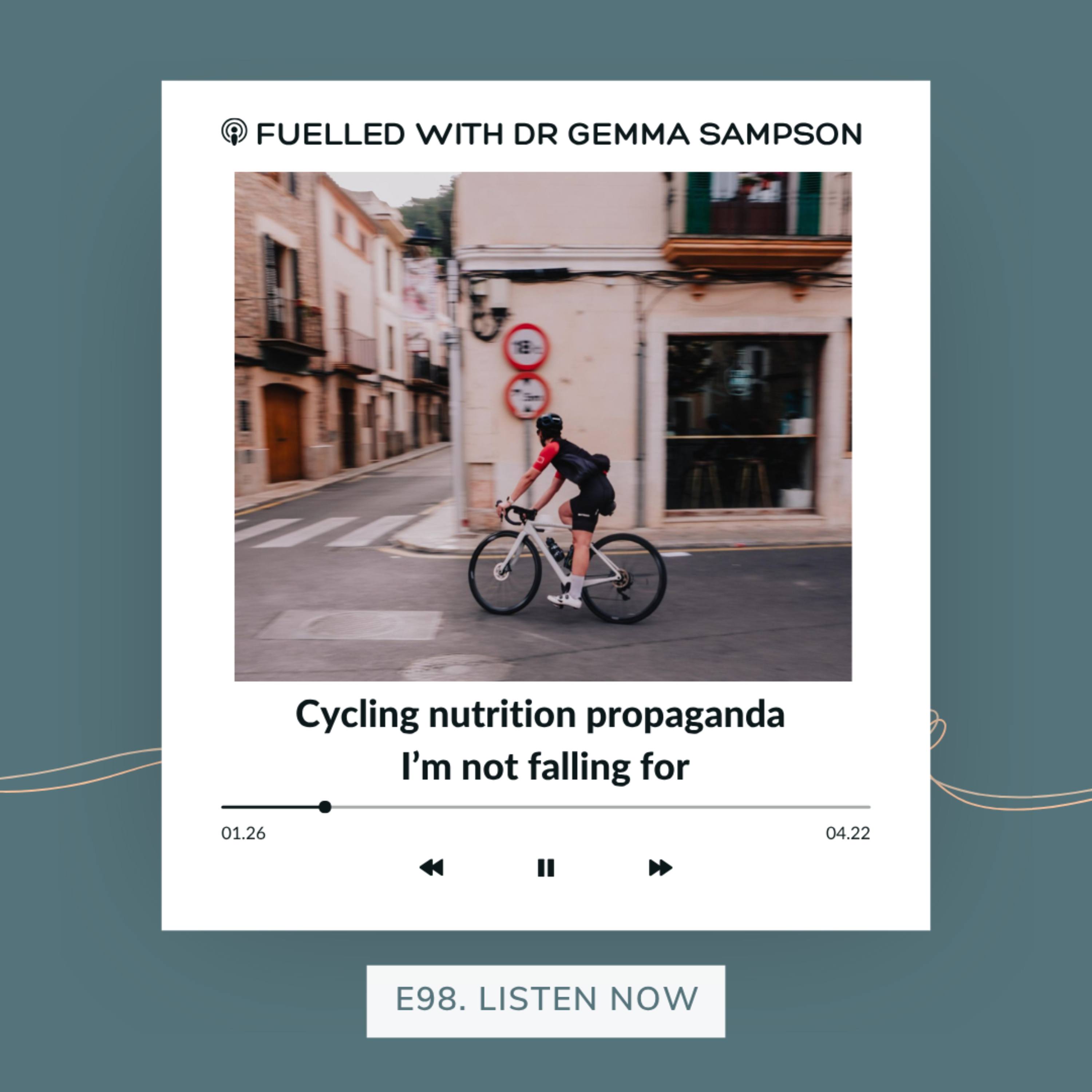 98. Nutrition propaganda I'm not falling for (as a sports dietitian)