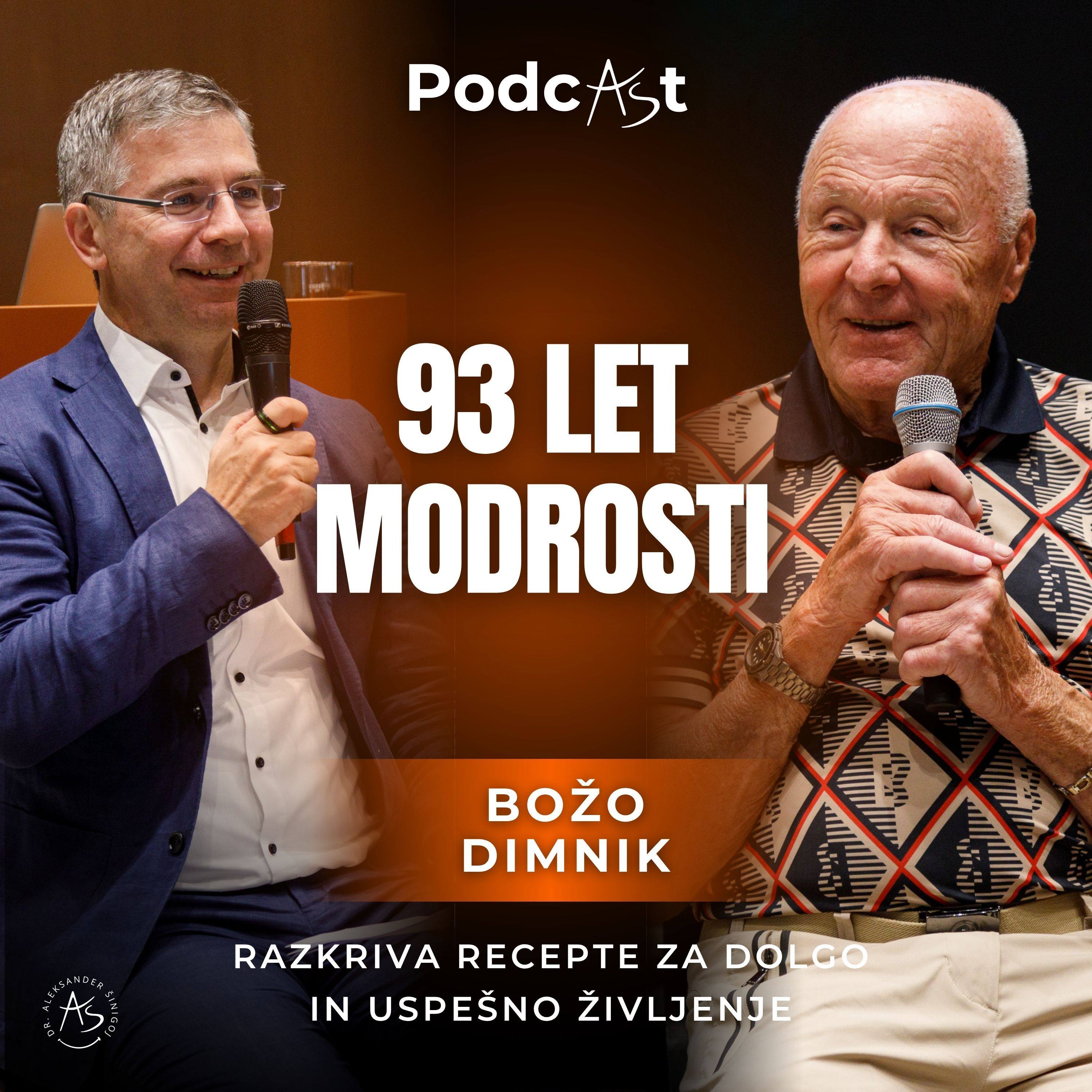 Božo Dimnik: 93 let modrosti – Recepti za dolgo in uspešno življenje | PodcAŠt #14