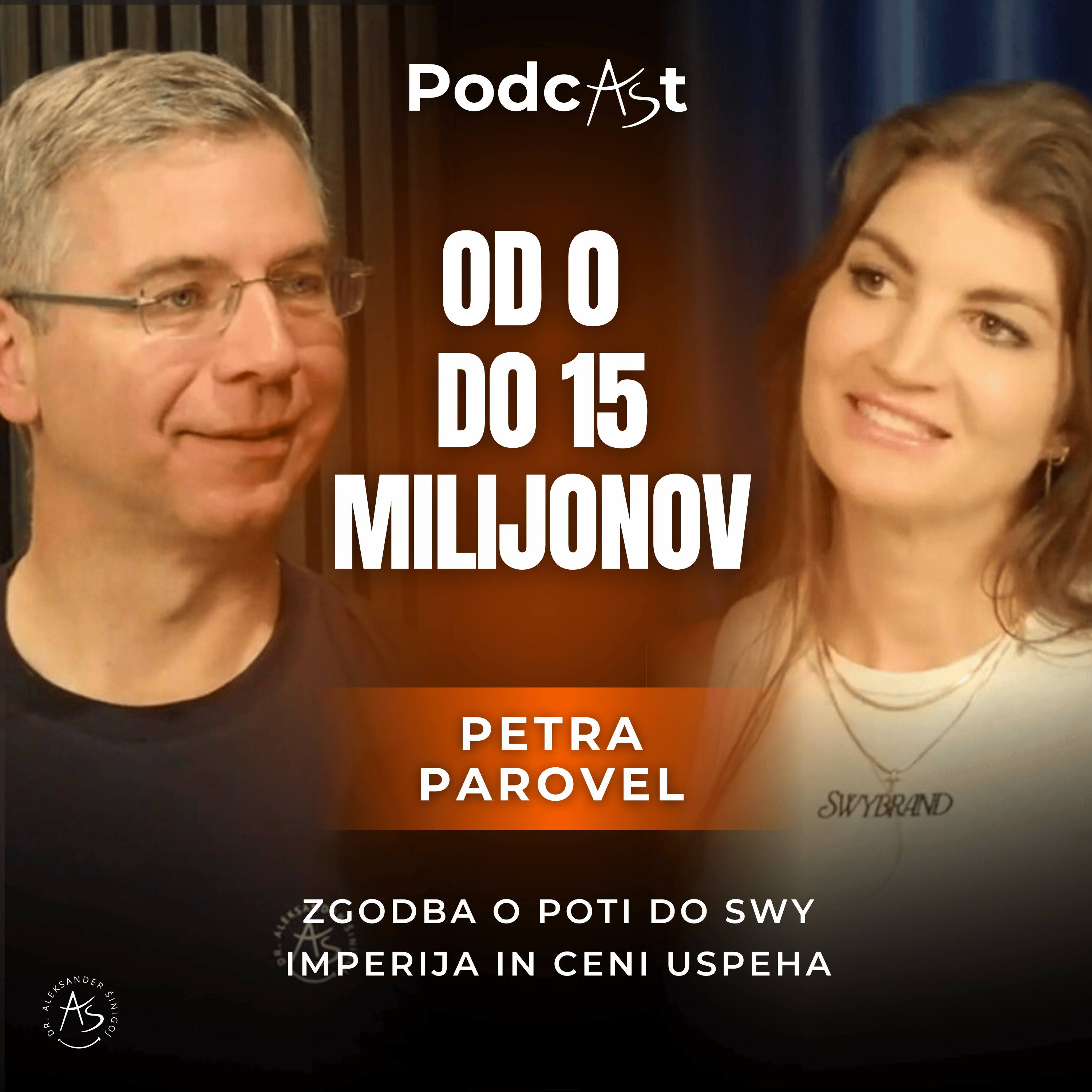 Od 0 do 15 milijonov: Petra Parovel o poti do SWY imperija in ceni uspeha — PodcAŠt #8