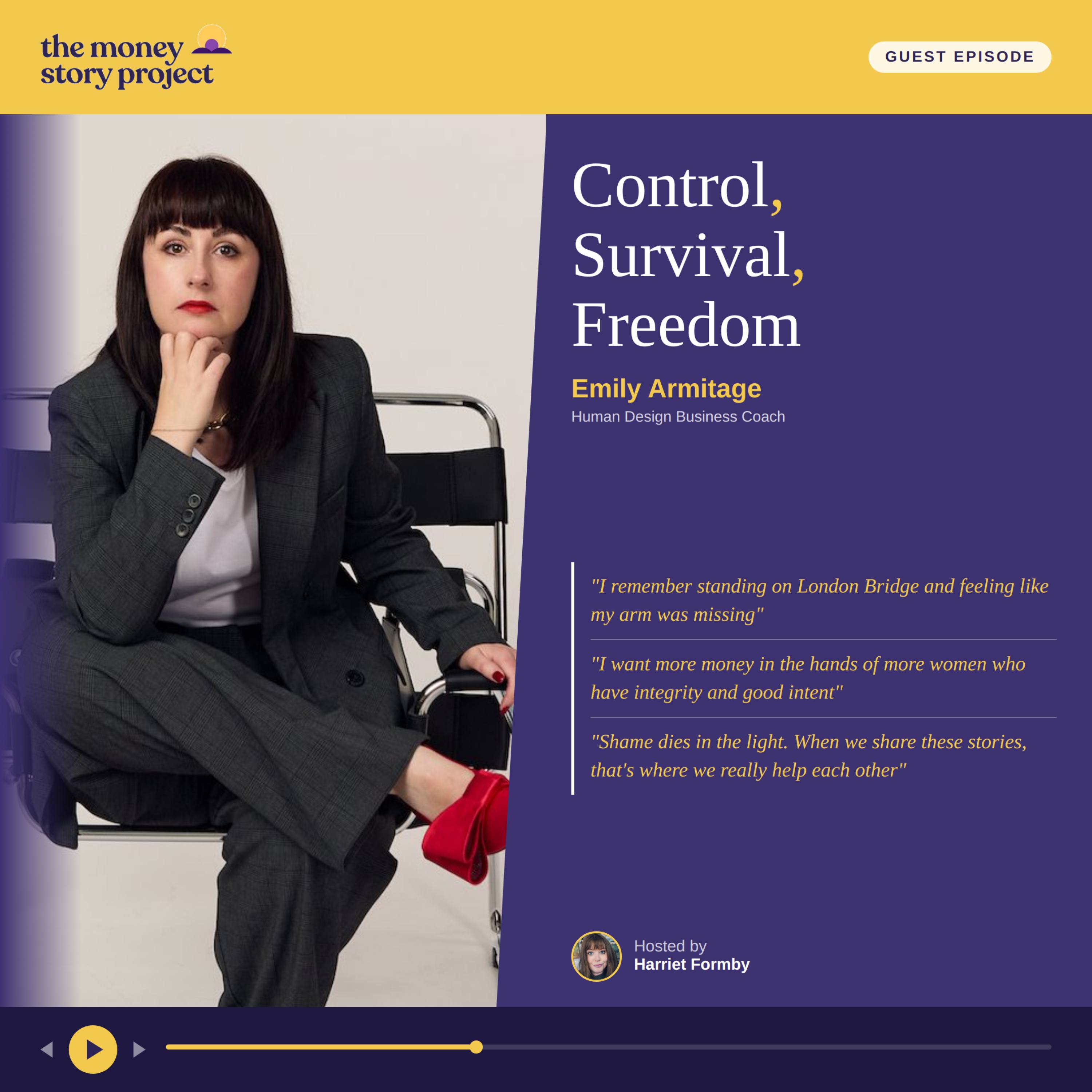 S2 E2: Control, Survival, Freedom with Emily Armitage episode artwork