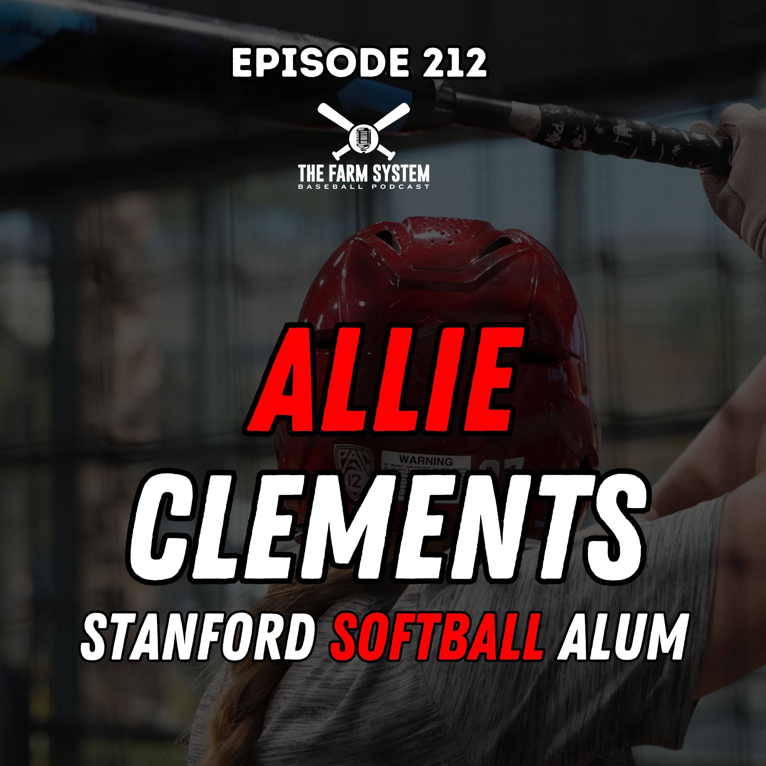 🎙️ Episode 212 – Allie Clements (Stanford Softball Alum) episode artwork